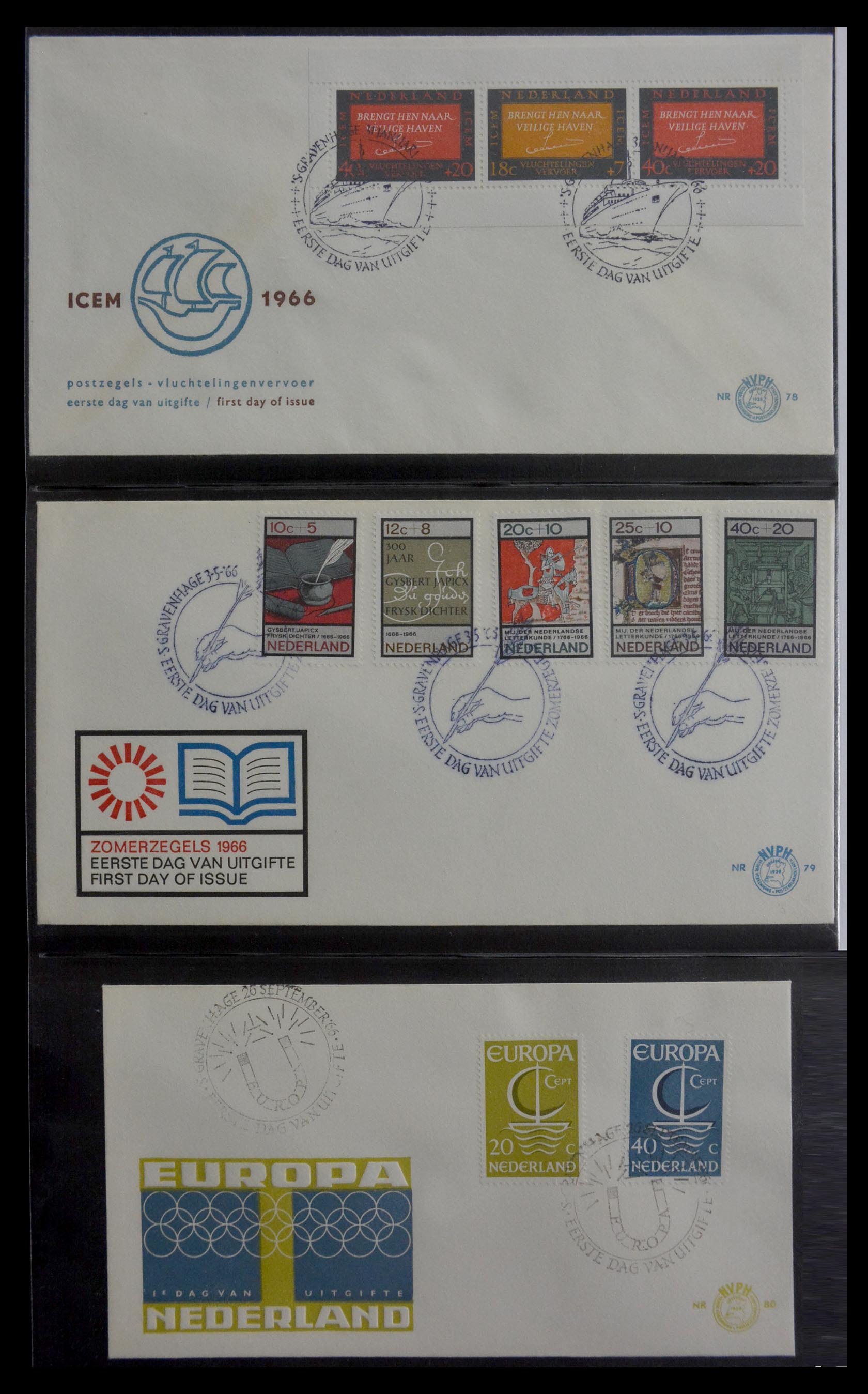 28947 026 - 28947 Nederland FDC's 1950-1973.