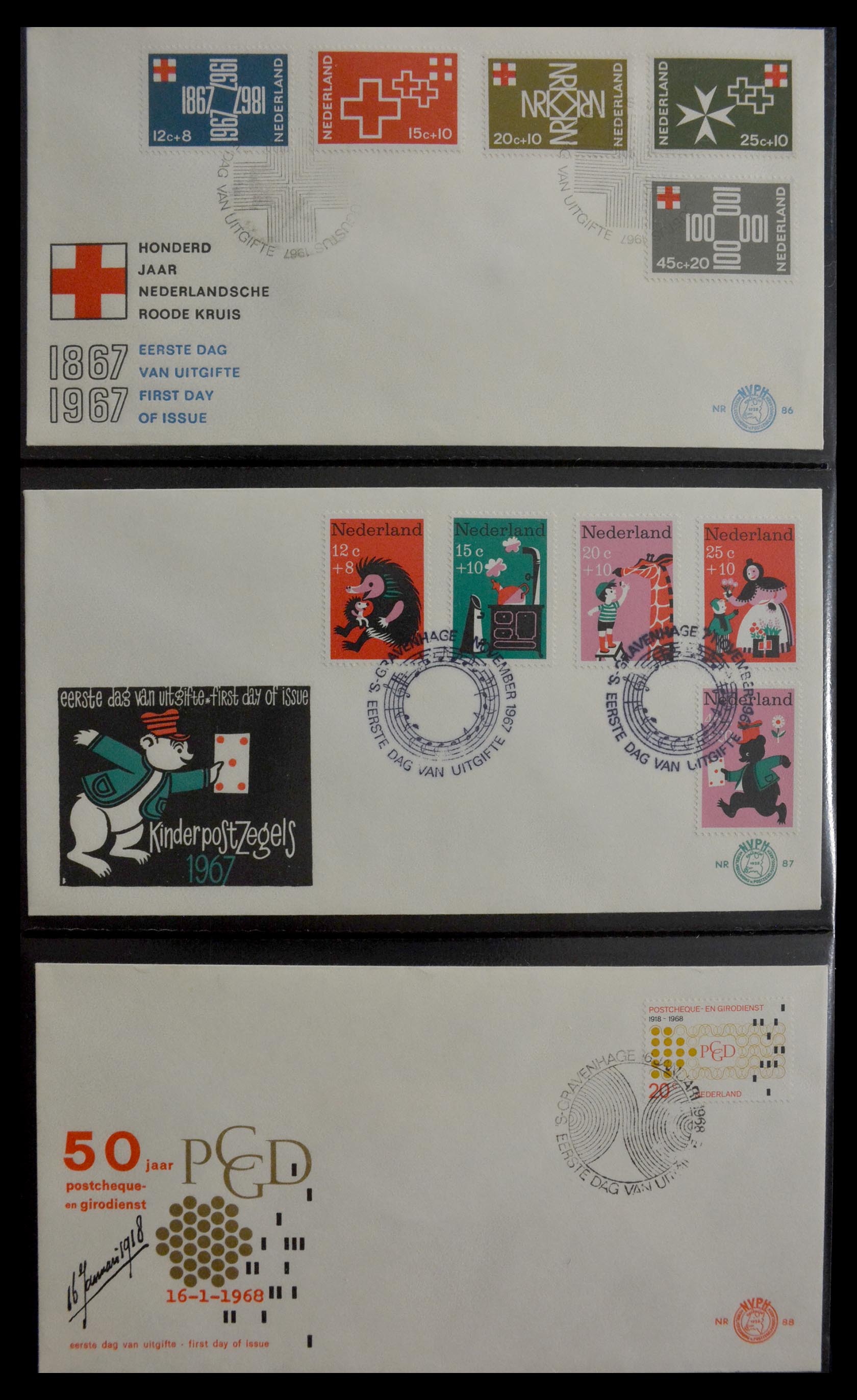 28947 029 - 28947 Nederland FDC's 1950-1973.