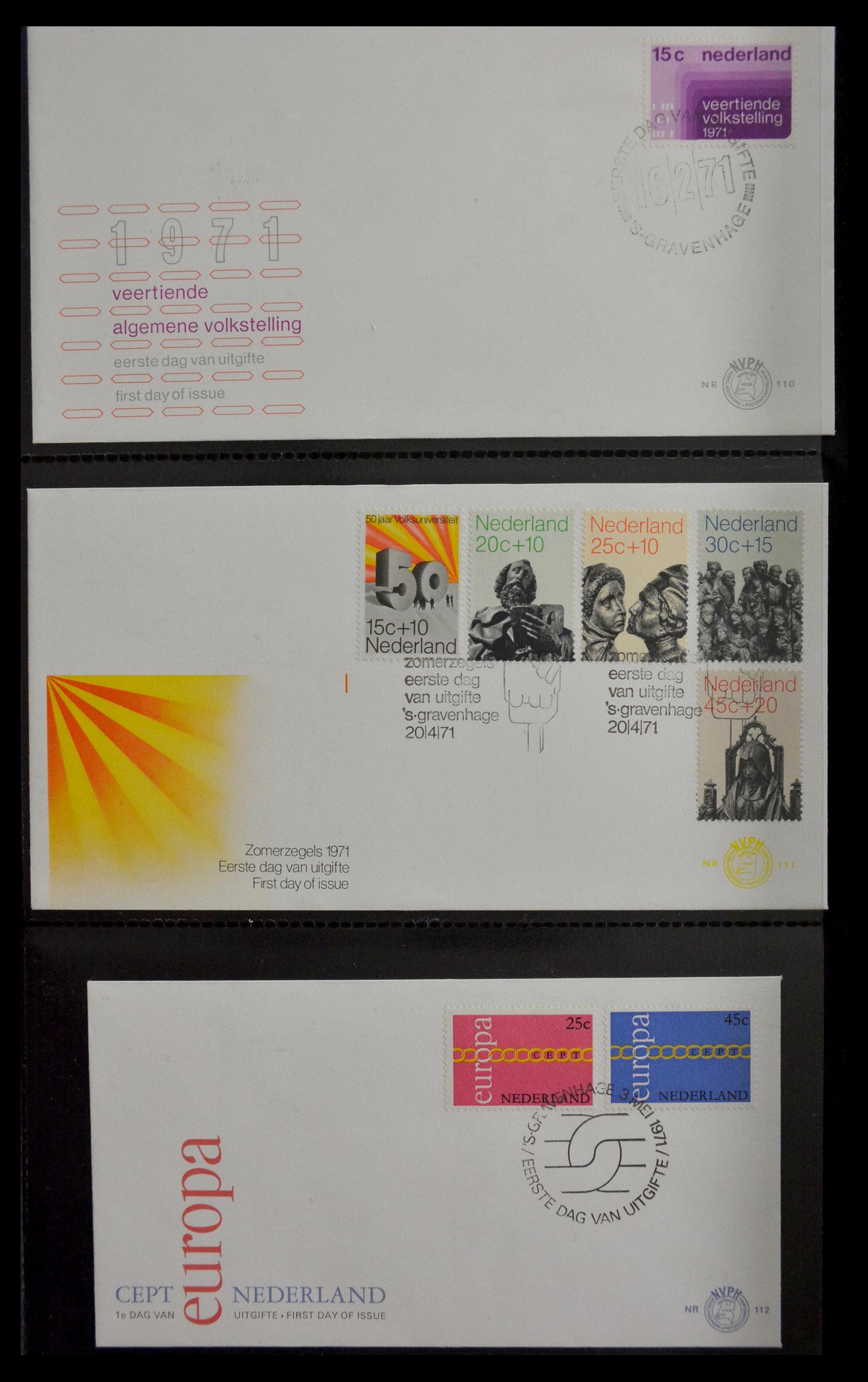 28947 037 - 28947 Nederland FDC's 1950-1973.