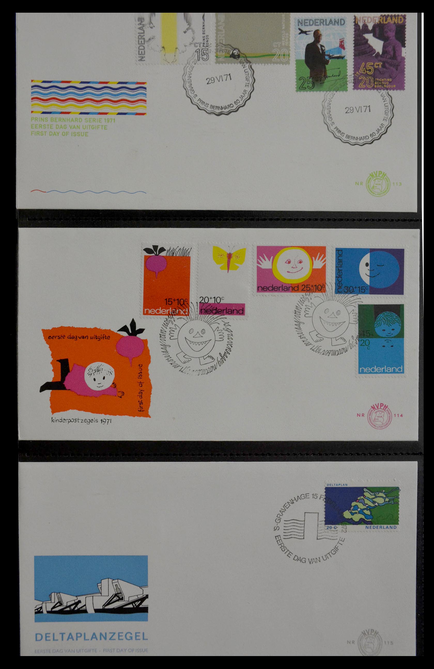 28947 038 - 28947 Nederland FDC's 1950-1973.