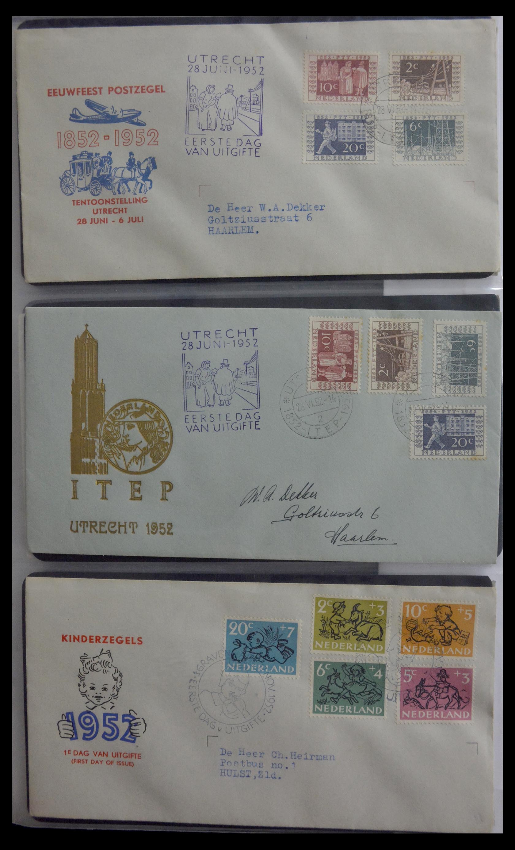 28948 003 - 28948 Netherlands FDC's 1951-1980.