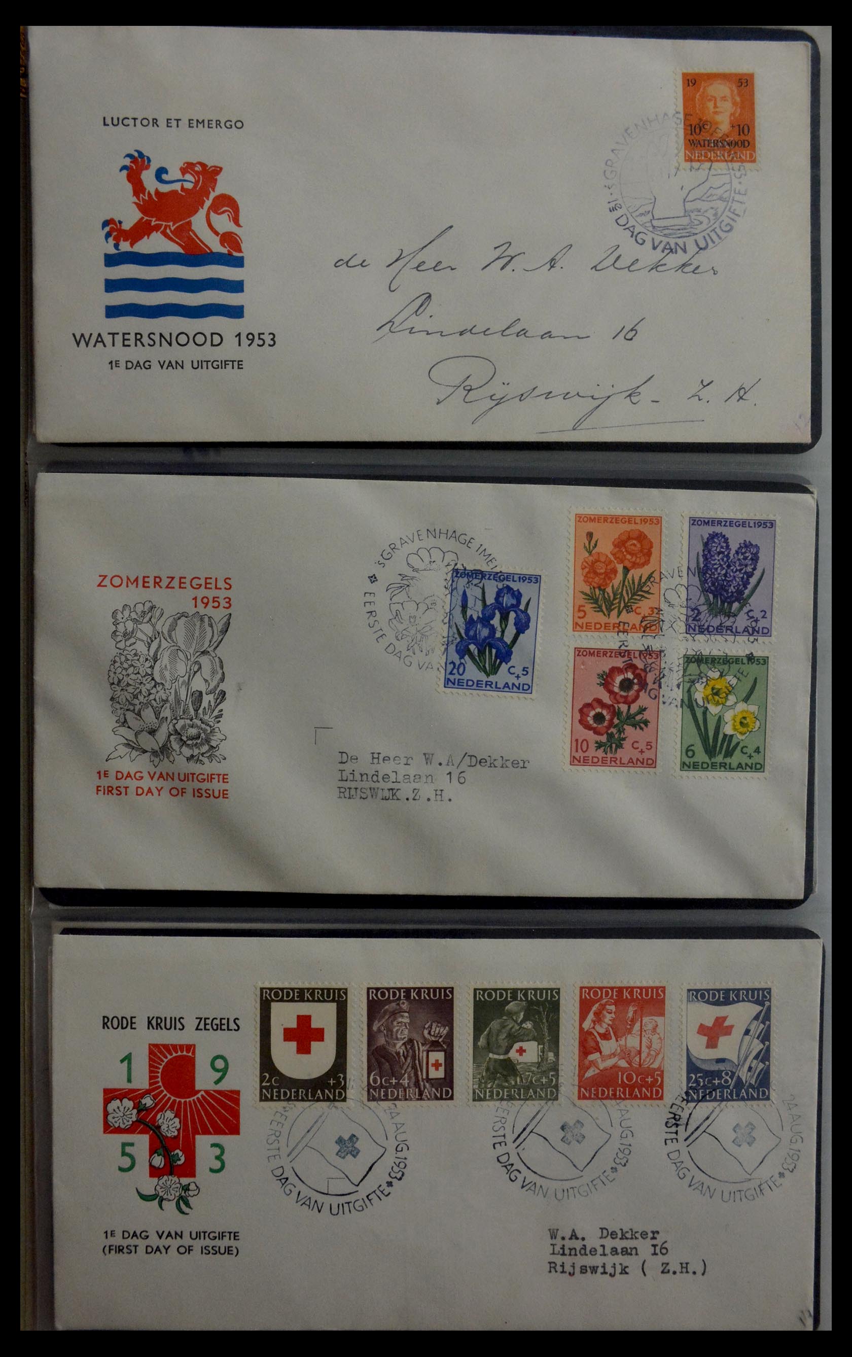 28948 004 - 28948 Netherlands FDC's 1951-1980.