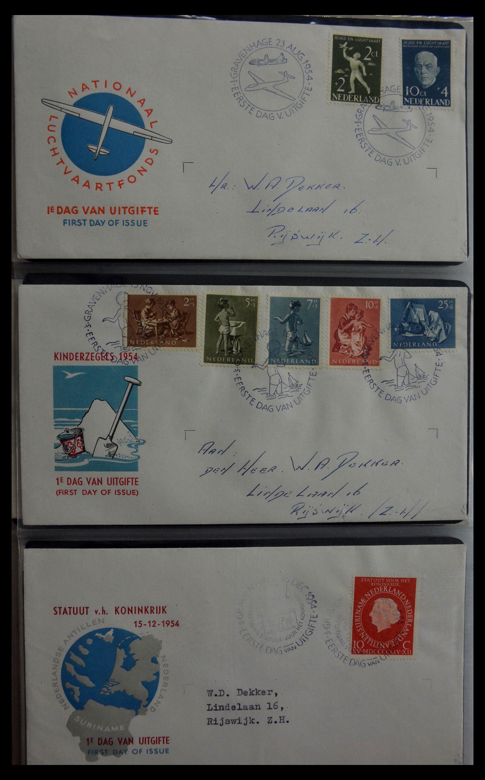28948 006 - 28948 Netherlands FDC's 1951-1980.