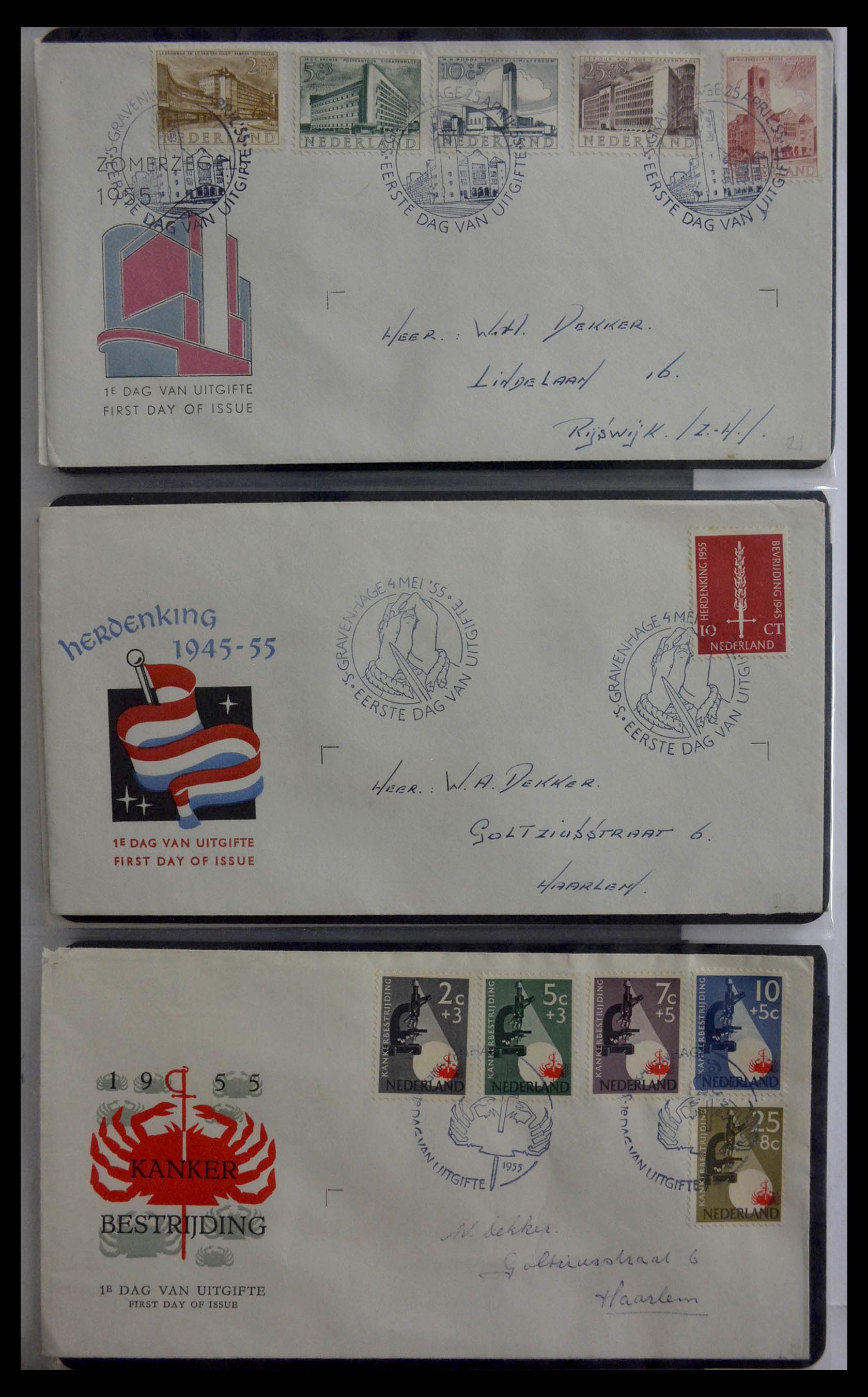 28948 007 - 28948 Netherlands FDC's 1951-1980.