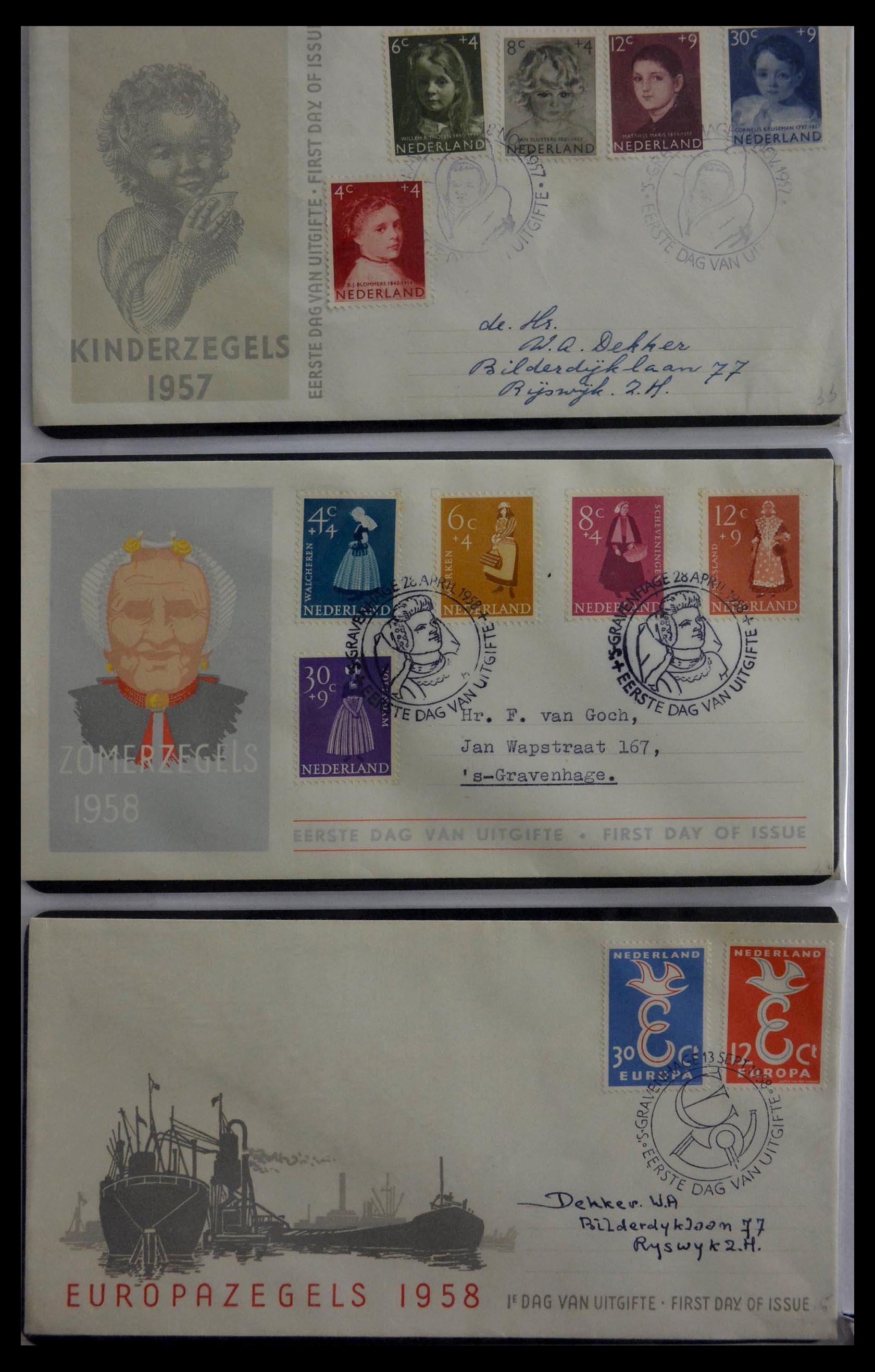 28948 011 - 28948 Nederland FDC's 1951-1980.