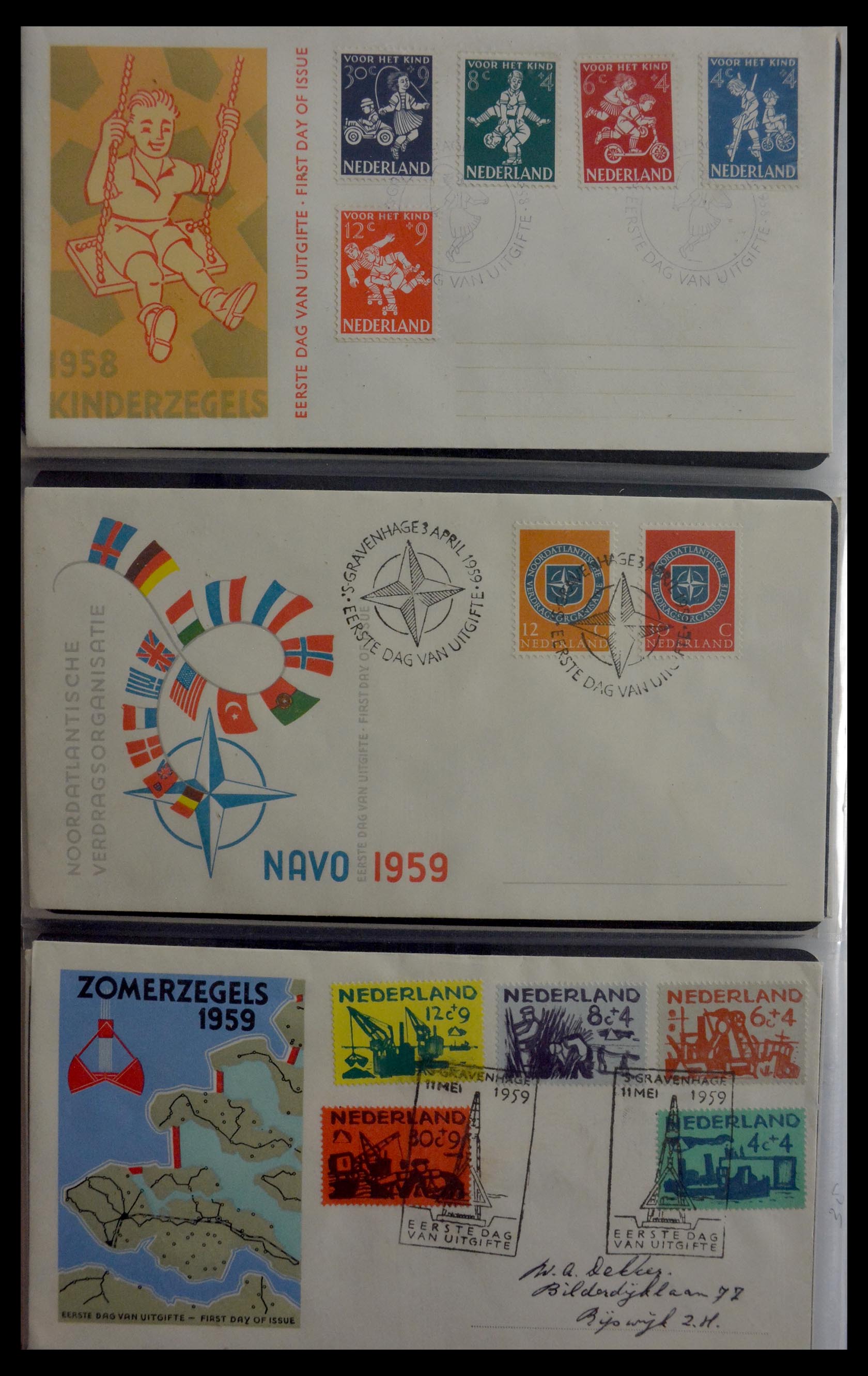28948 012 - 28948 Nederland FDC's 1951-1980.