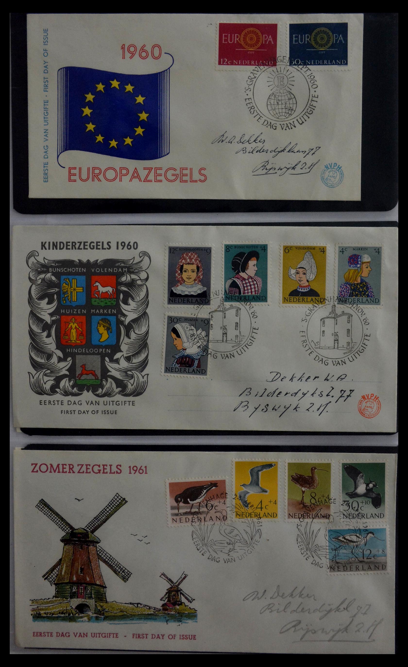 28948 015 - 28948 Netherlands FDC's 1951-1980.