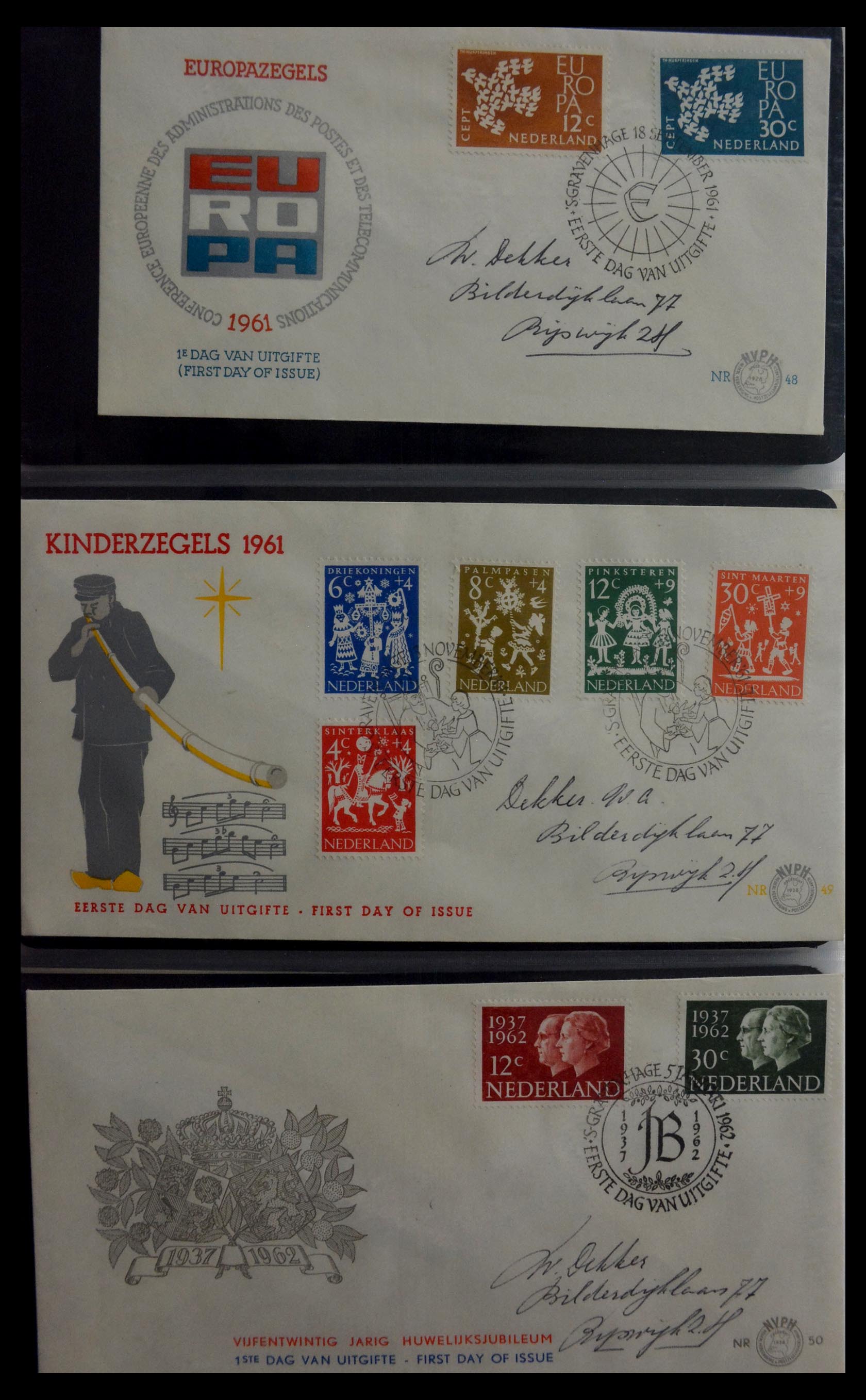 28948 016 - 28948 Netherlands FDC's 1951-1980.