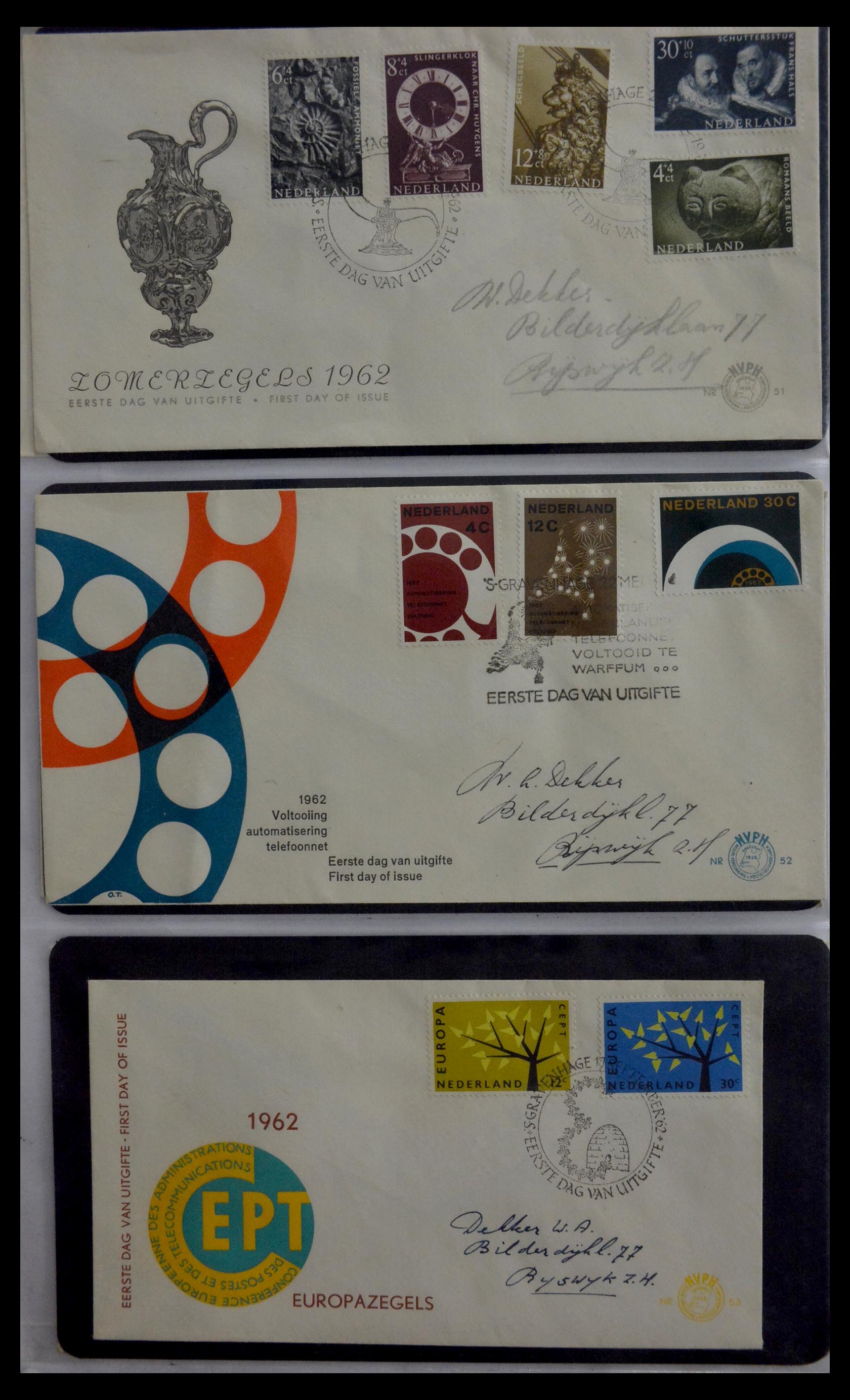 28948 017 - 28948 Netherlands FDC's 1951-1980.