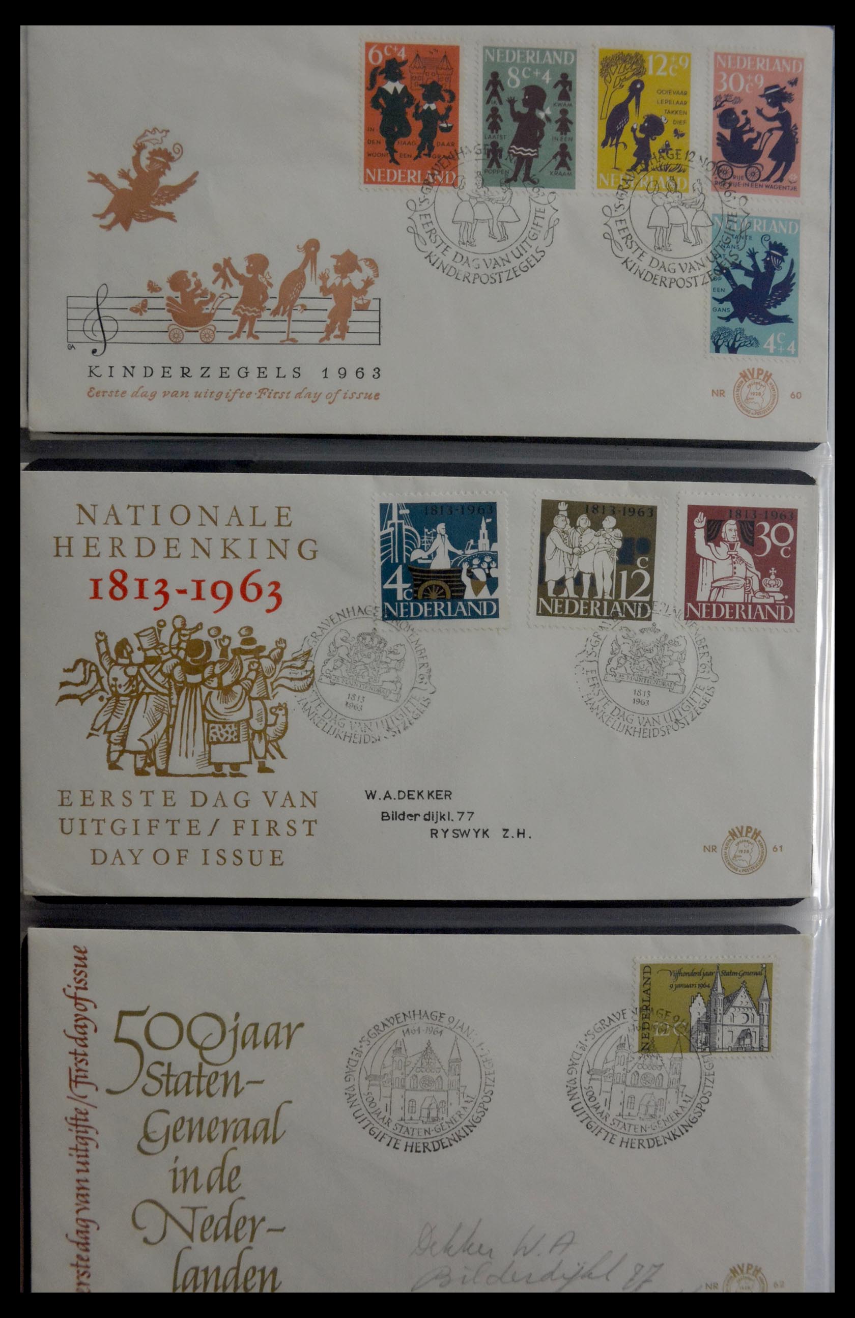 28948 020 - 28948 Netherlands FDC's 1951-1980.