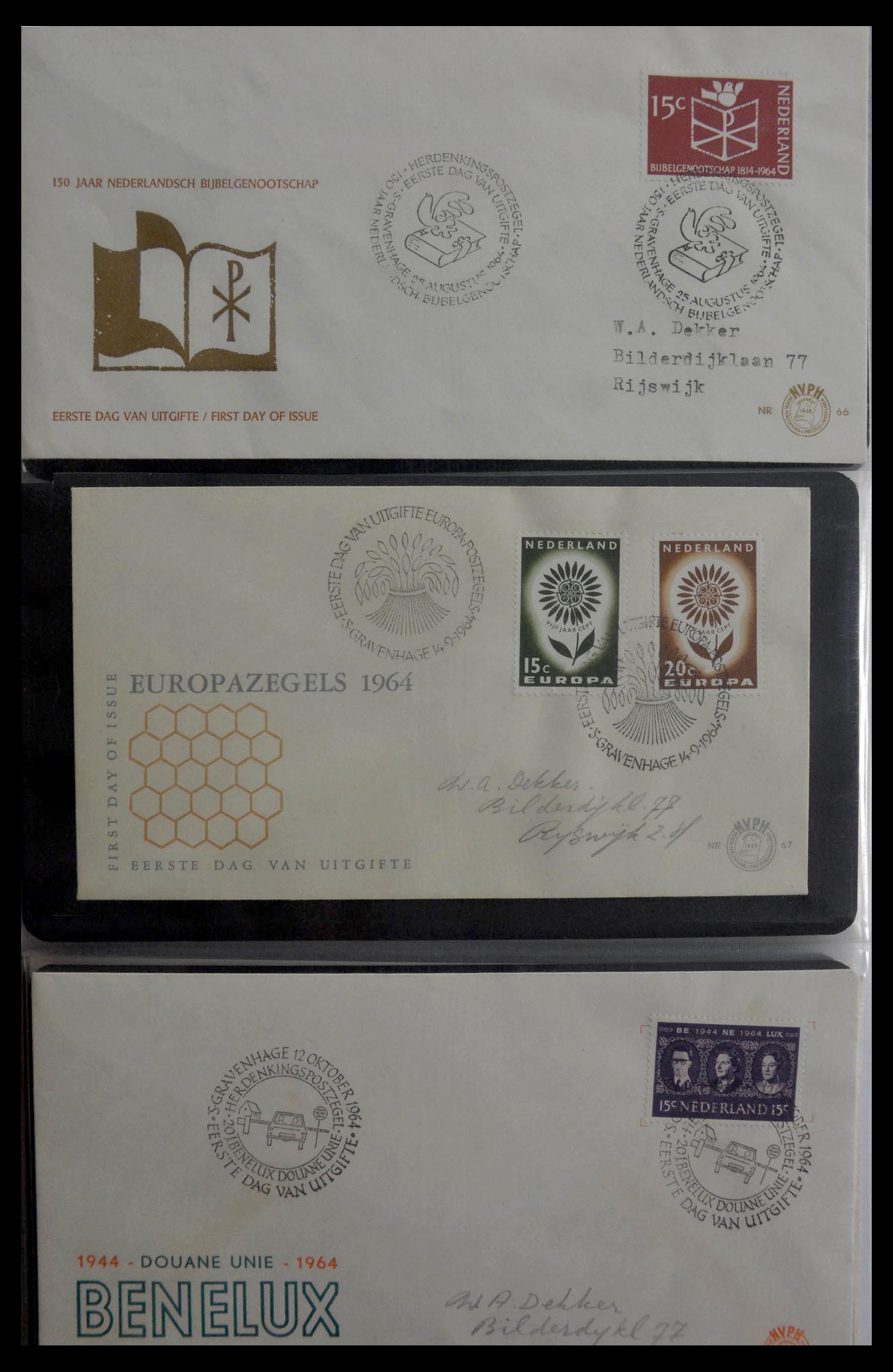 28948 022 - 28948 Netherlands FDC's 1951-1980.