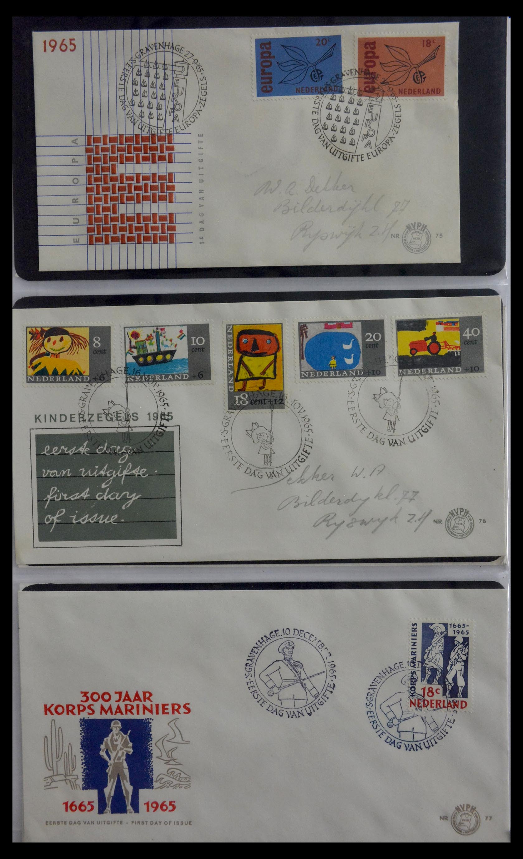 28948 025 - 28948 Netherlands FDC's 1951-1980.