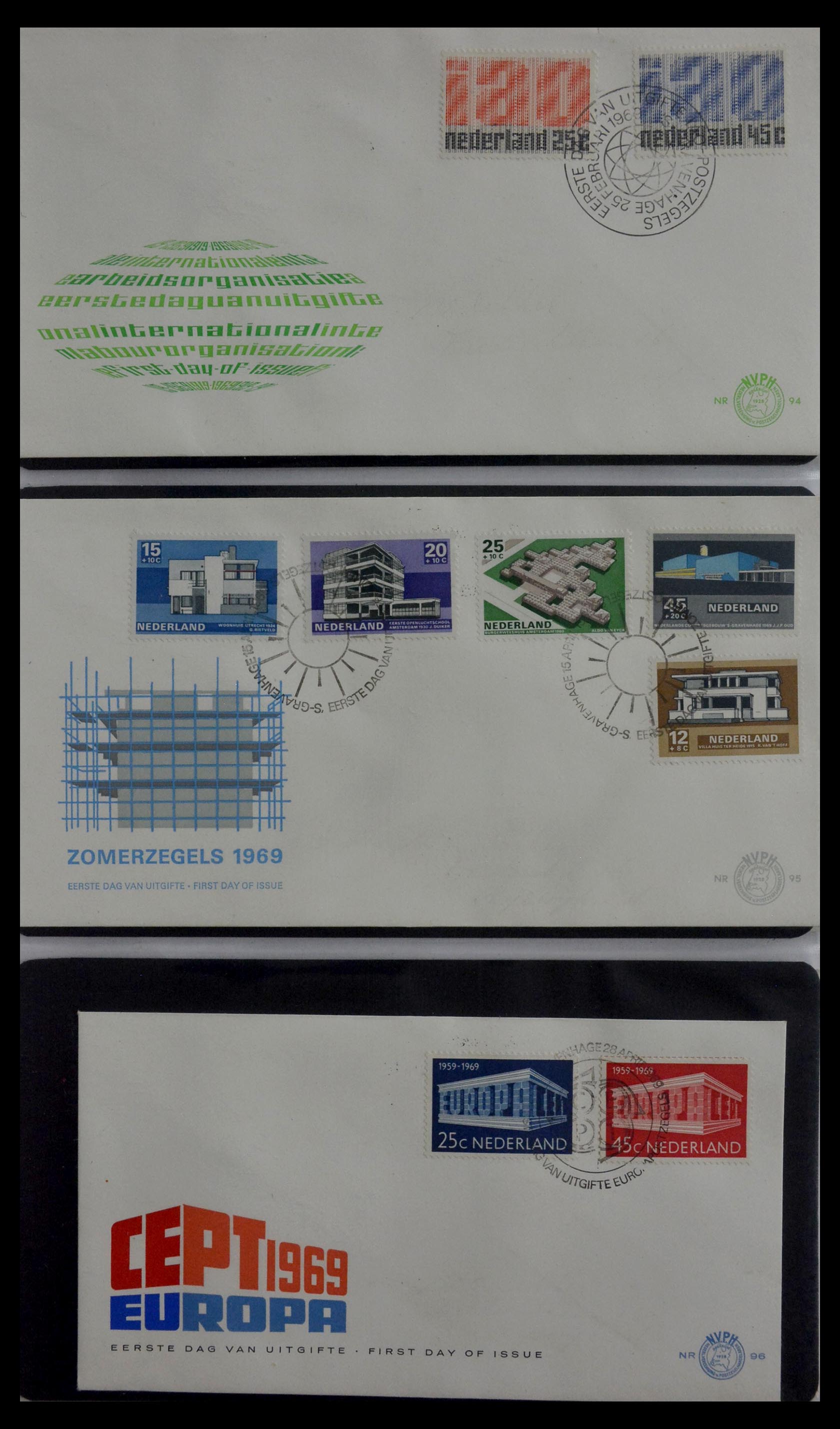 28948 033 - 28948 Nederland FDC's 1951-1980.