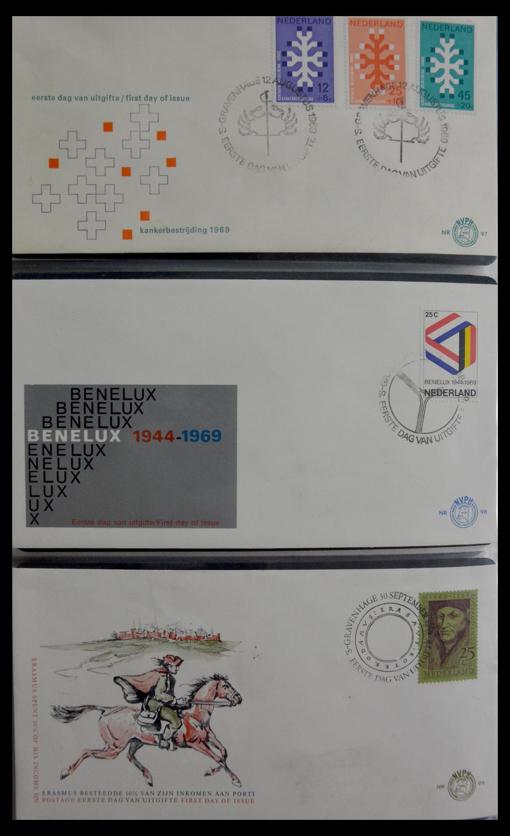 28948 034 - 28948 Netherlands FDC's 1951-1980.