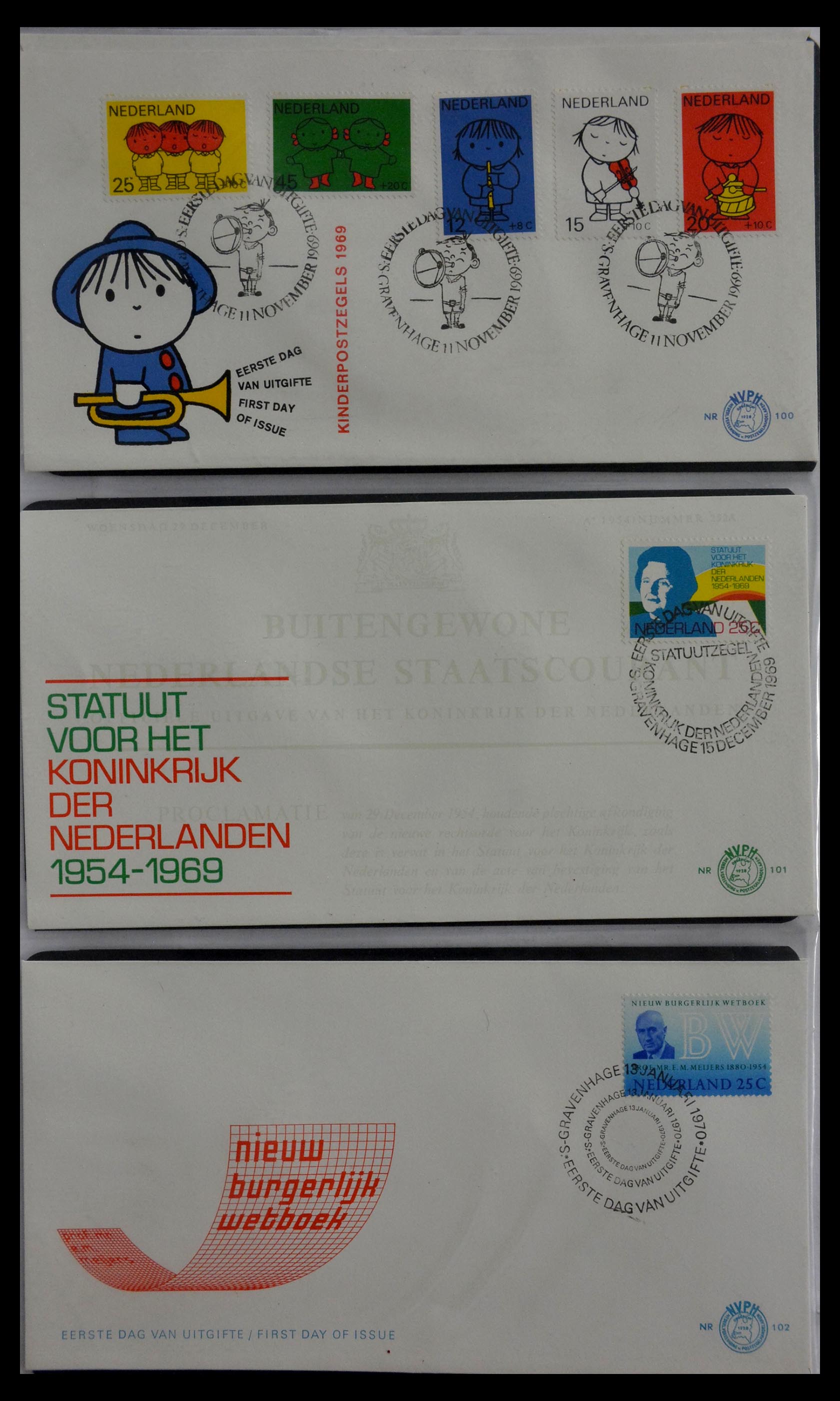 28948 035 - 28948 Netherlands FDC's 1951-1980.