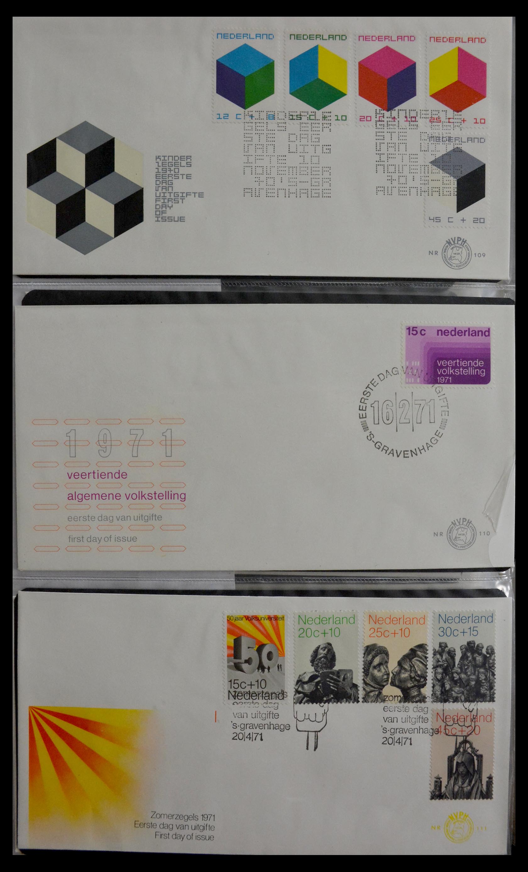 28948 038 - 28948 Nederland FDC's 1951-1980.