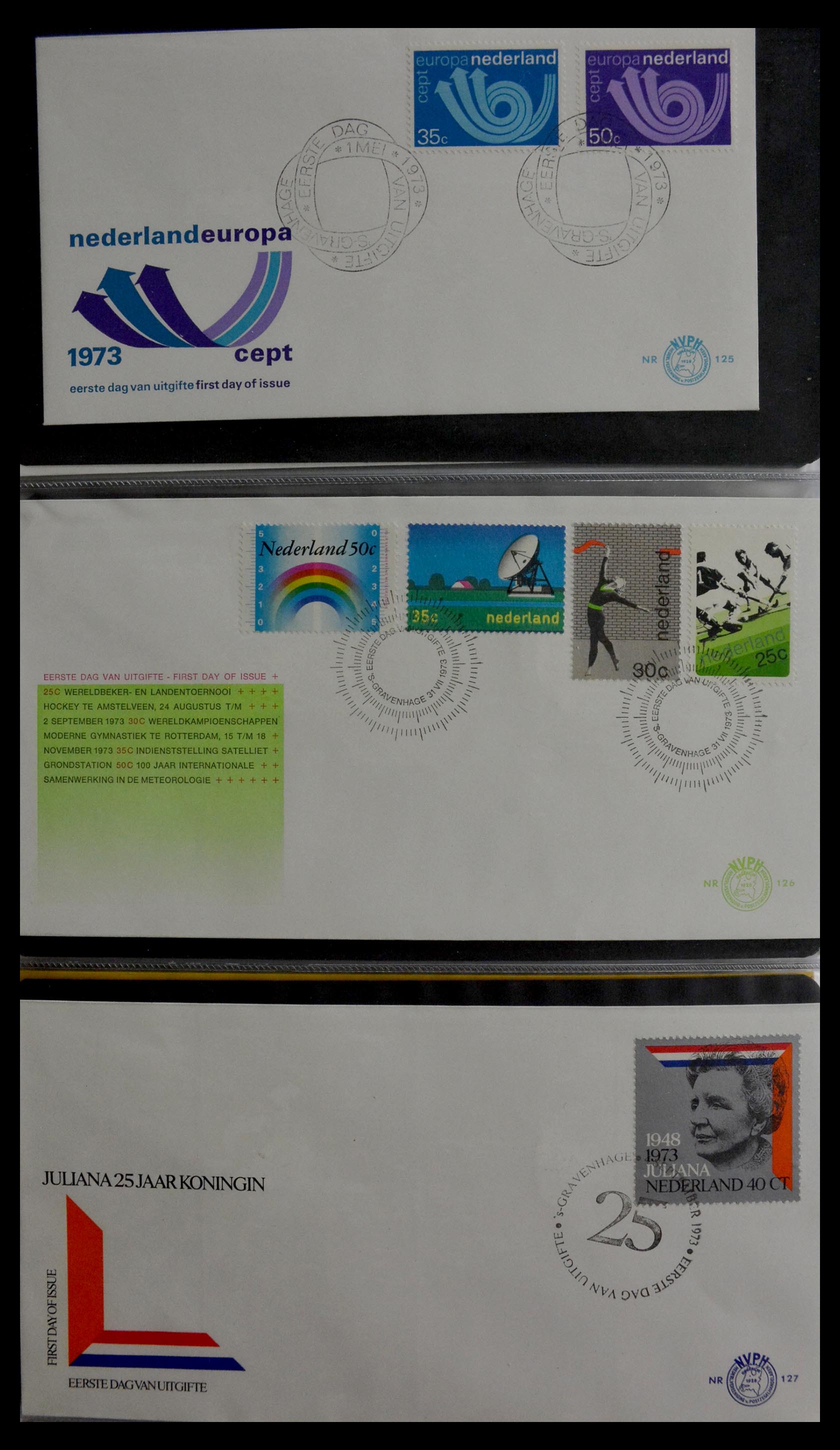 28948 044 - 28948 Nederland FDC's 1951-1980.