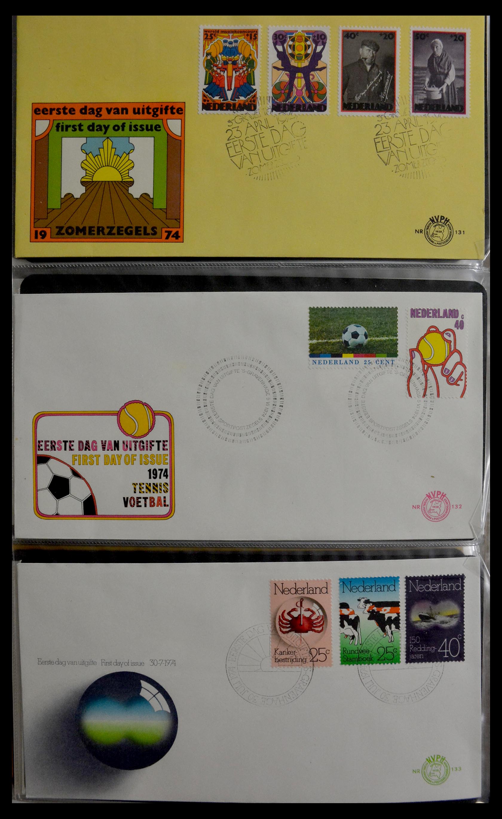 28948 046 - 28948 Netherlands FDC's 1951-1980.