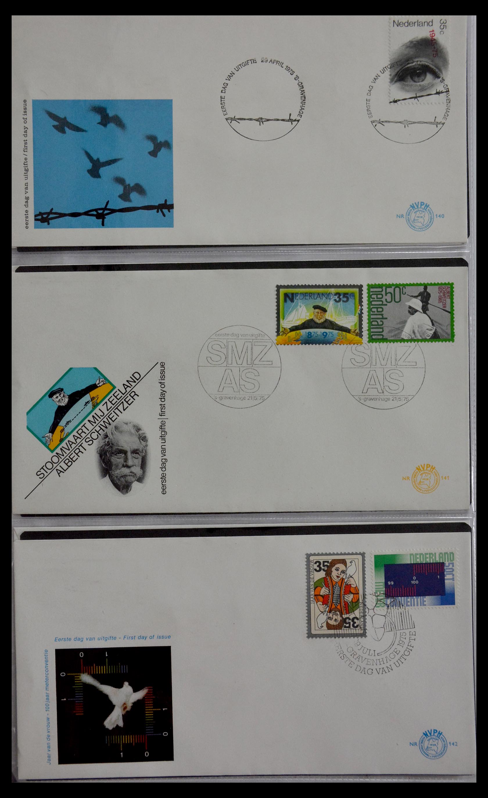 28948 049 - 28948 Netherlands FDC's 1951-1980.