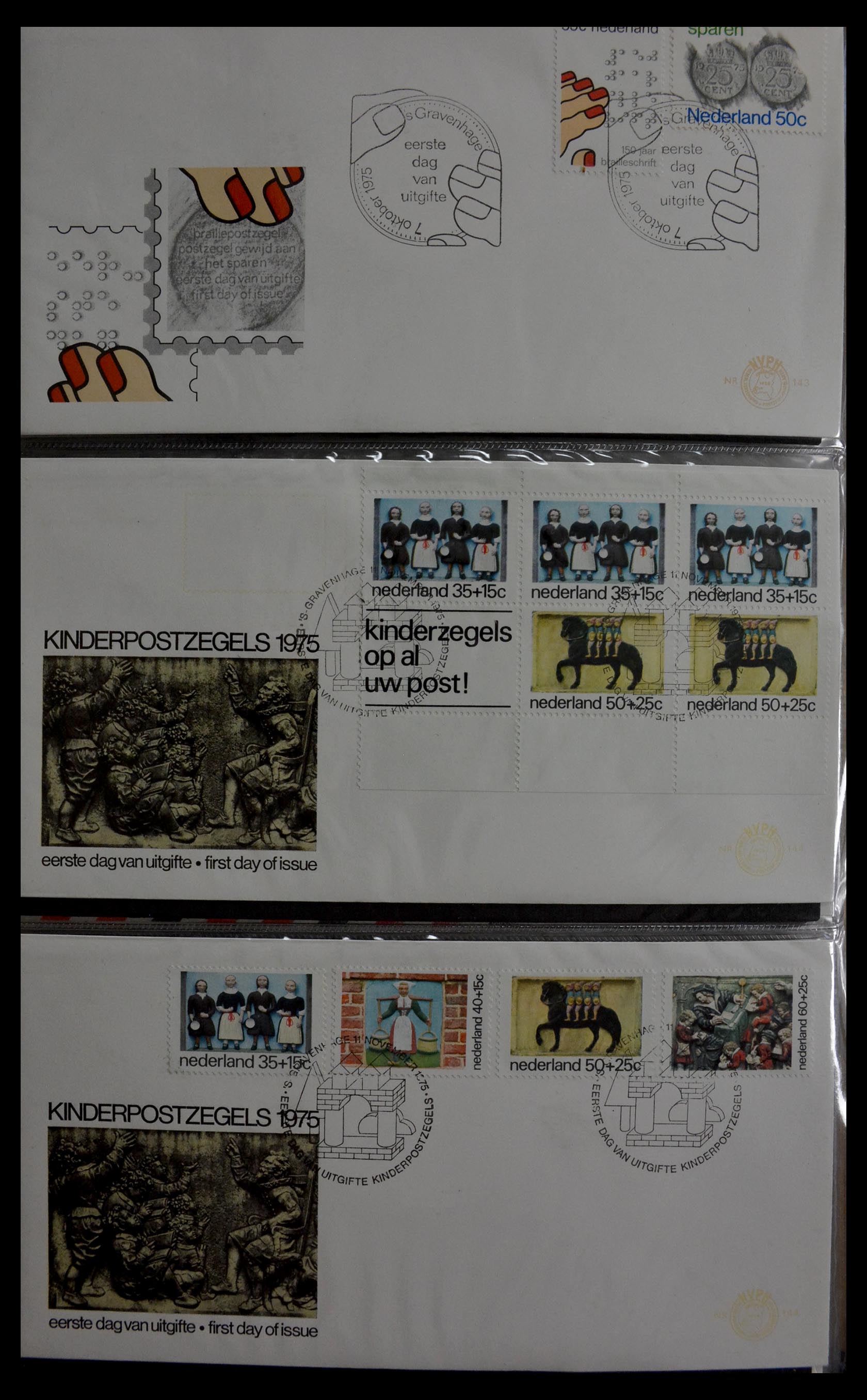 28948 050 - 28948 Netherlands FDC's 1951-1980.