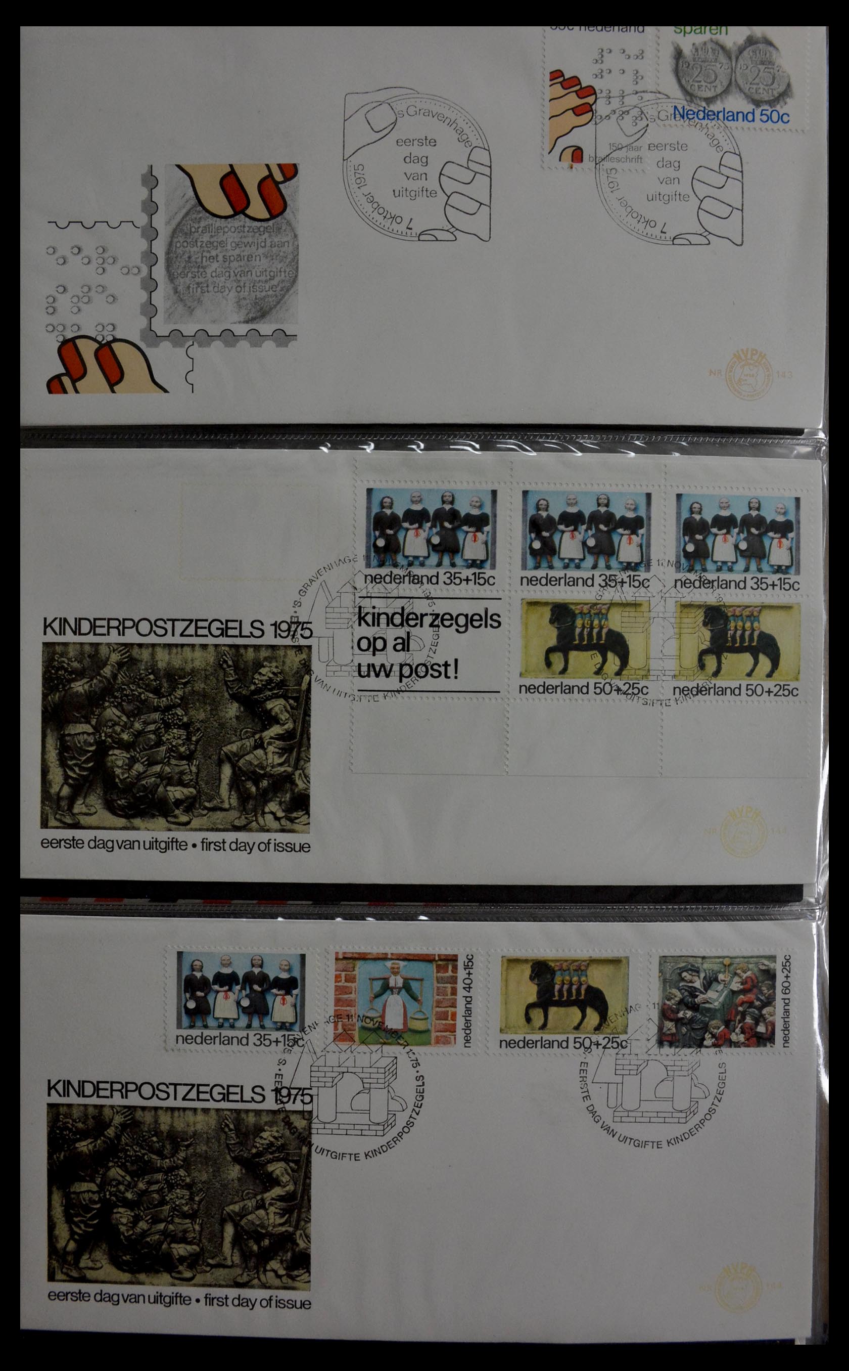 28948 050 - 28948 Nederland FDC's 1951-1980.