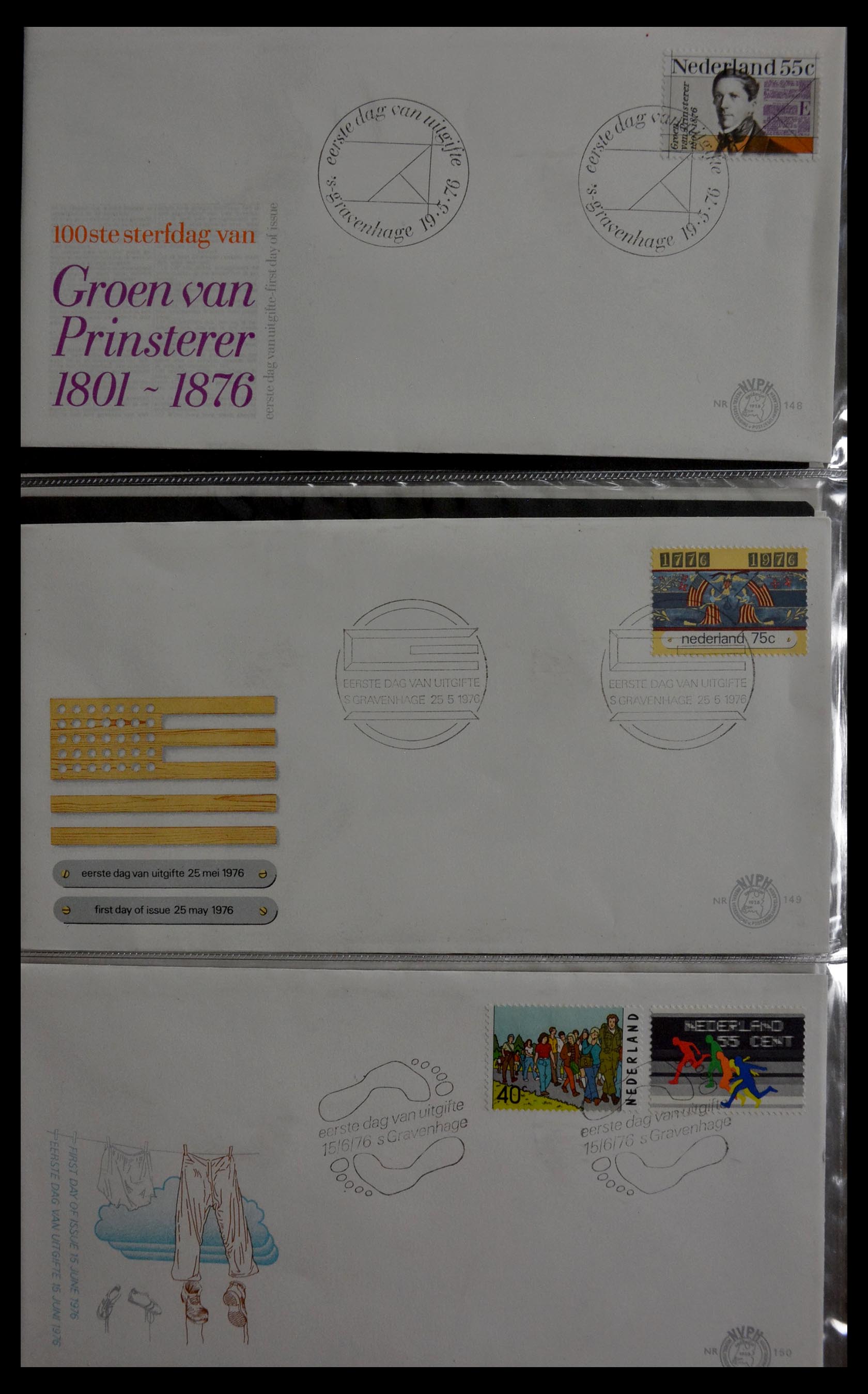 28948 052 - 28948 Nederland FDC's 1951-1980.