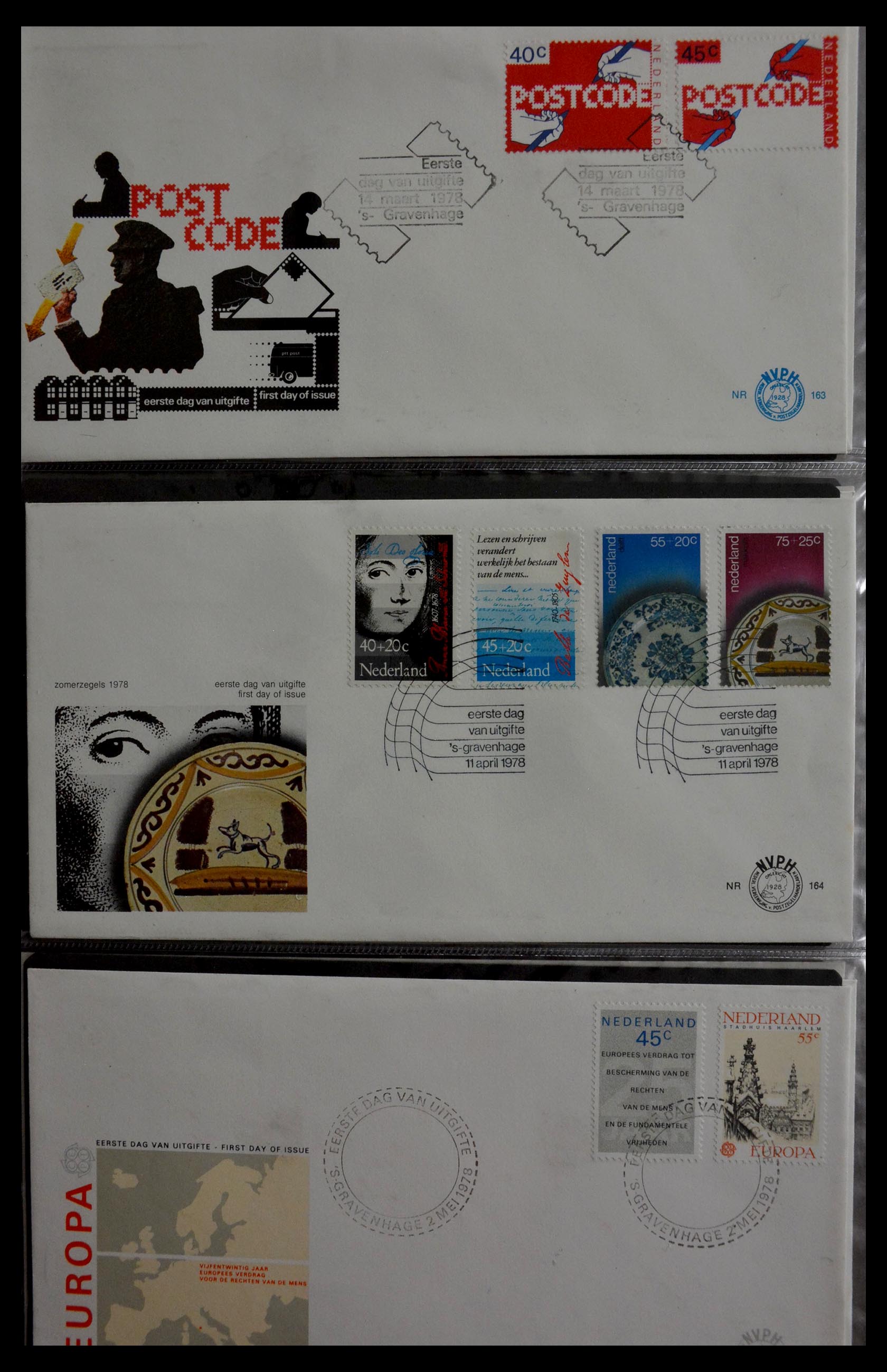 28948 058 - 28948 Netherlands FDC's 1951-1980.