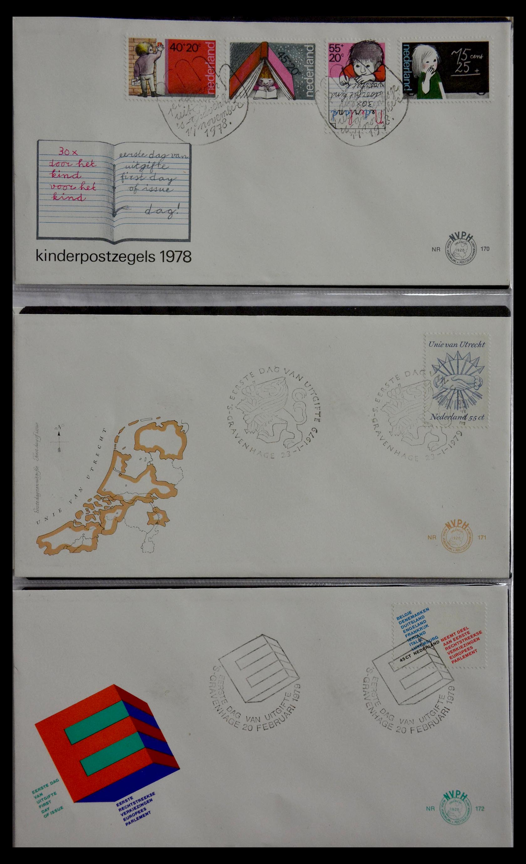 28948 061 - 28948 Nederland FDC's 1951-1980.