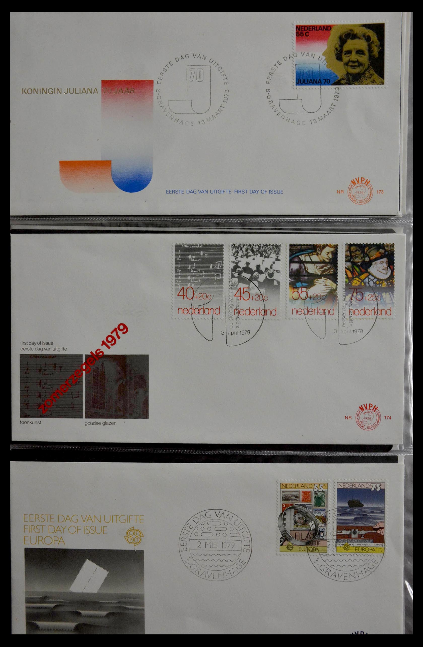 28948 062 - 28948 Netherlands FDC's 1951-1980.