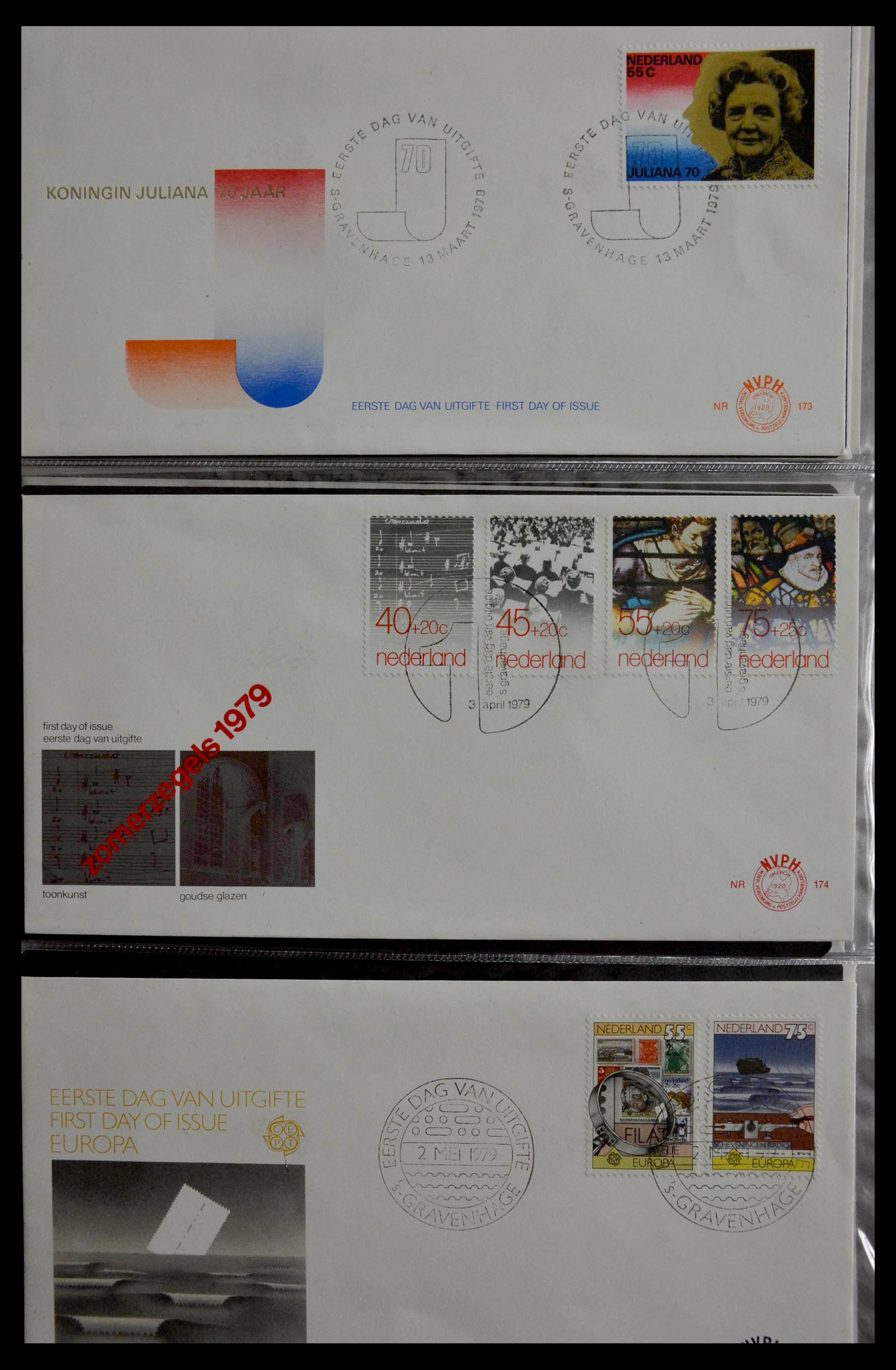 28948 062 - 28948 Nederland FDC's 1951-1980.