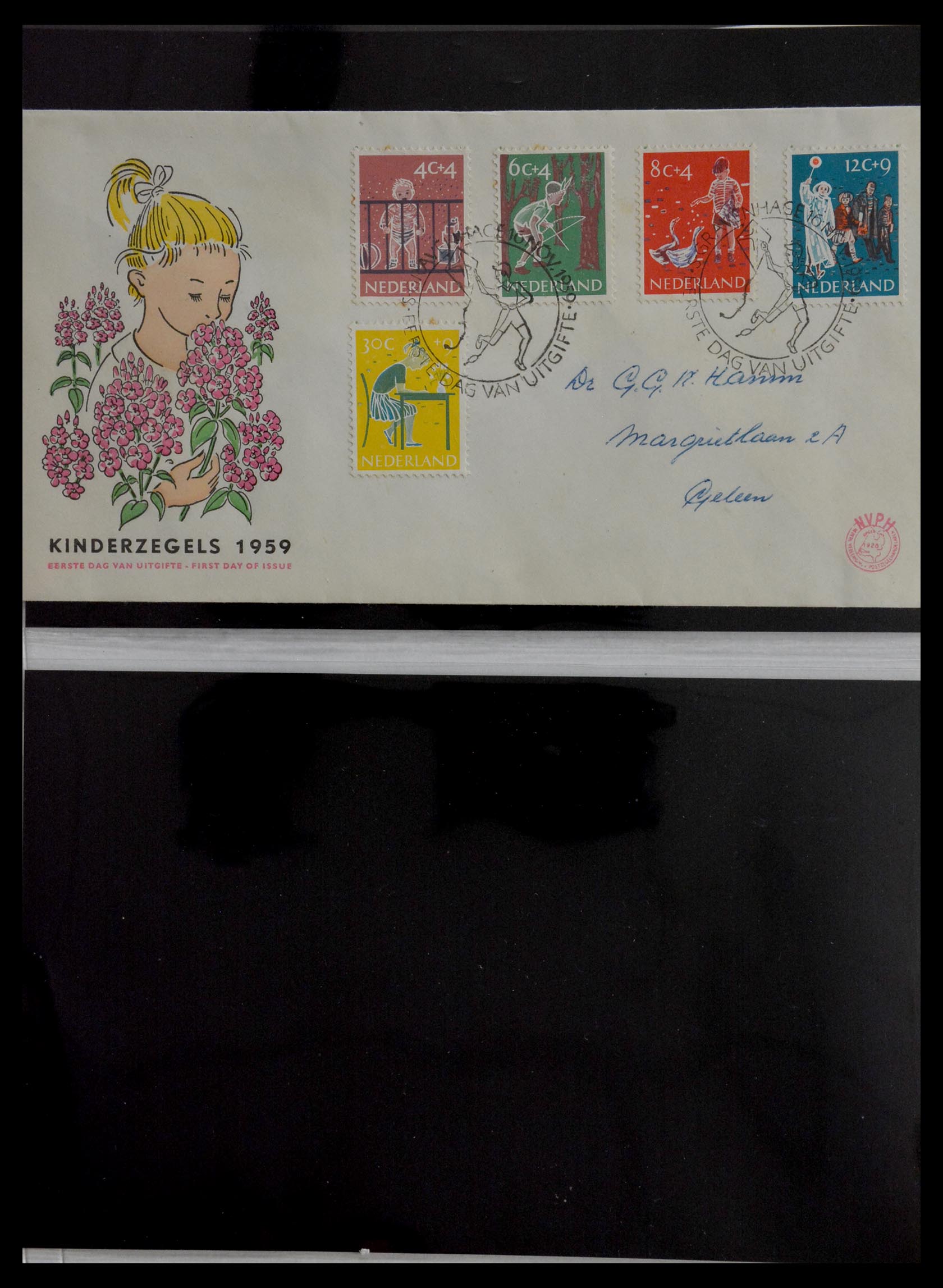 28949 020 - 28949 Netherlands FDC's 1950-1959.