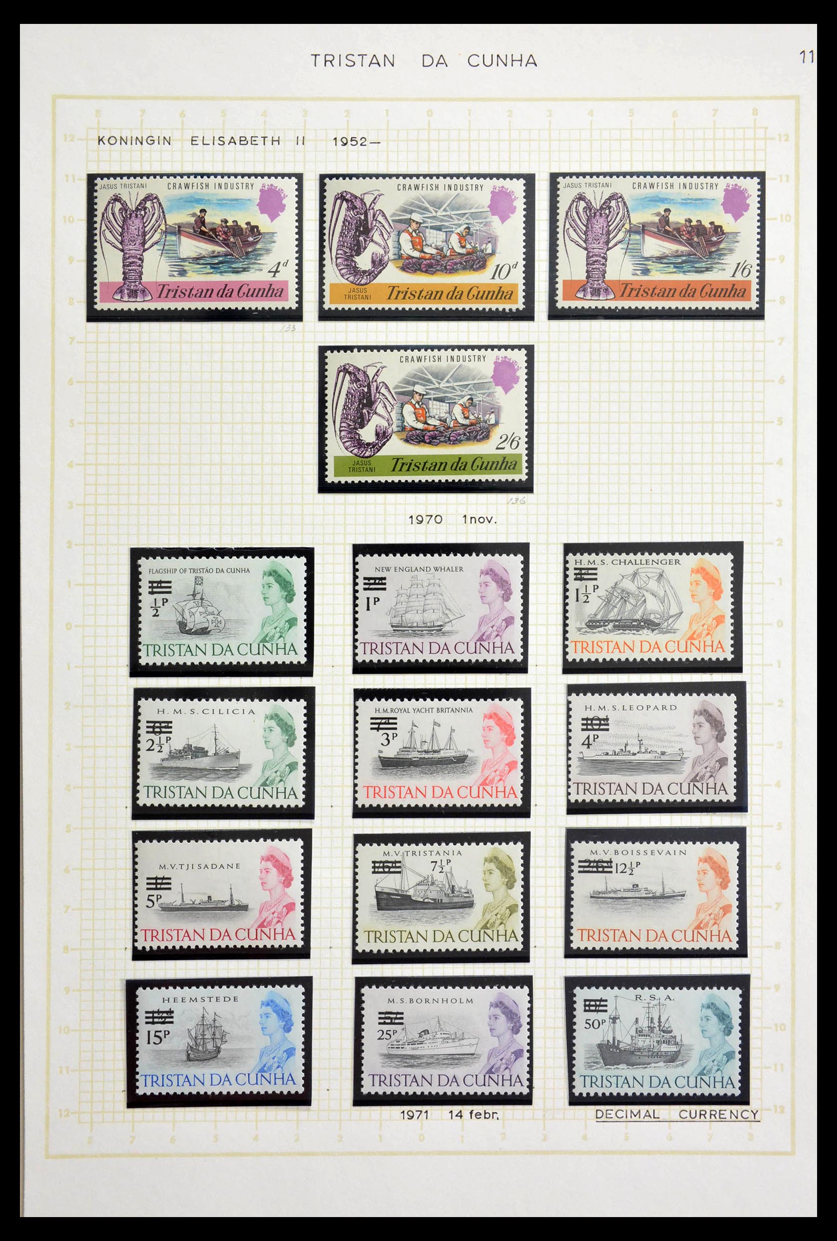 28963 011 - 28963 Tristan da Cunha 1953-1984.