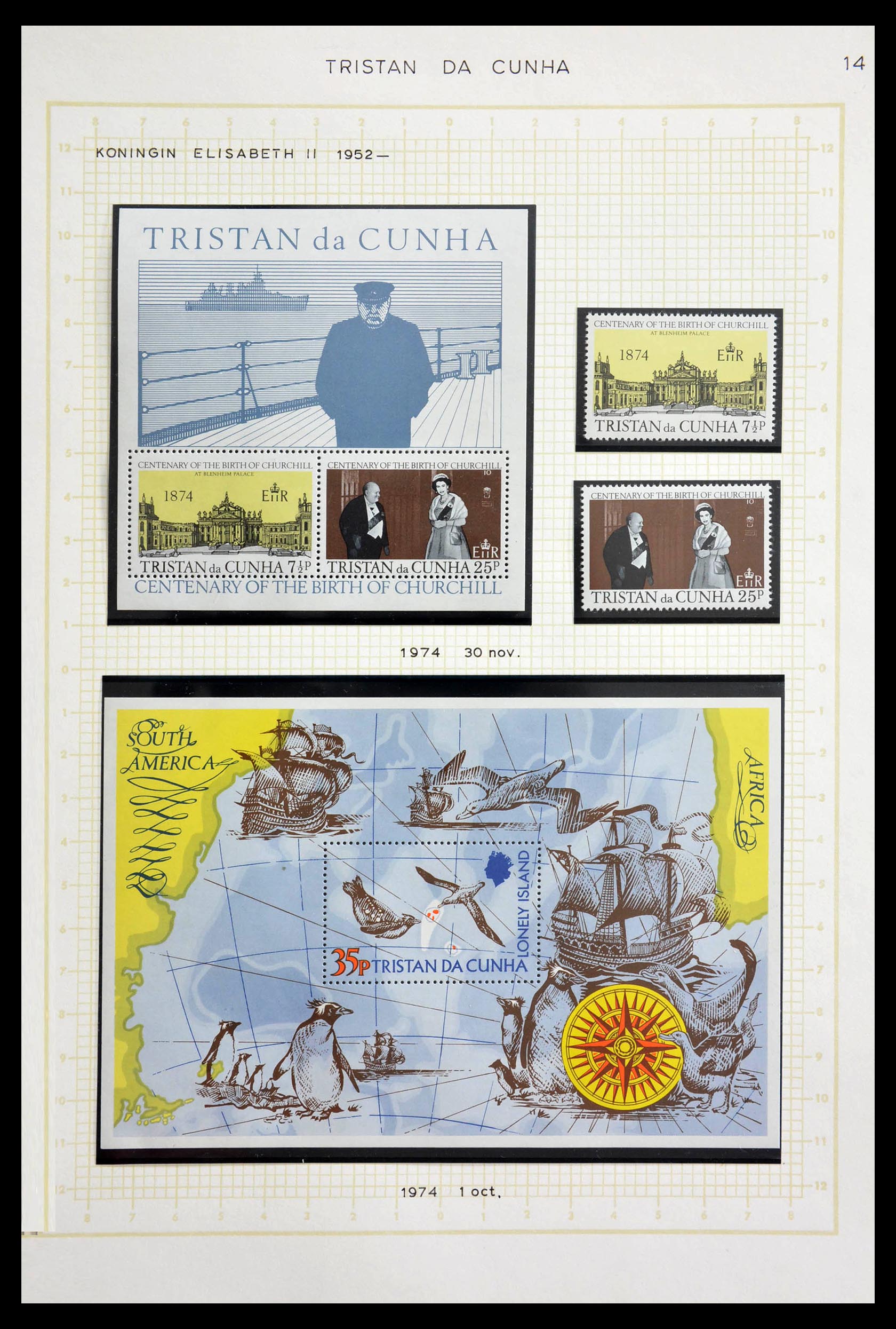 28963 014 - 28963 Tristan da Cunha 1953-1984.