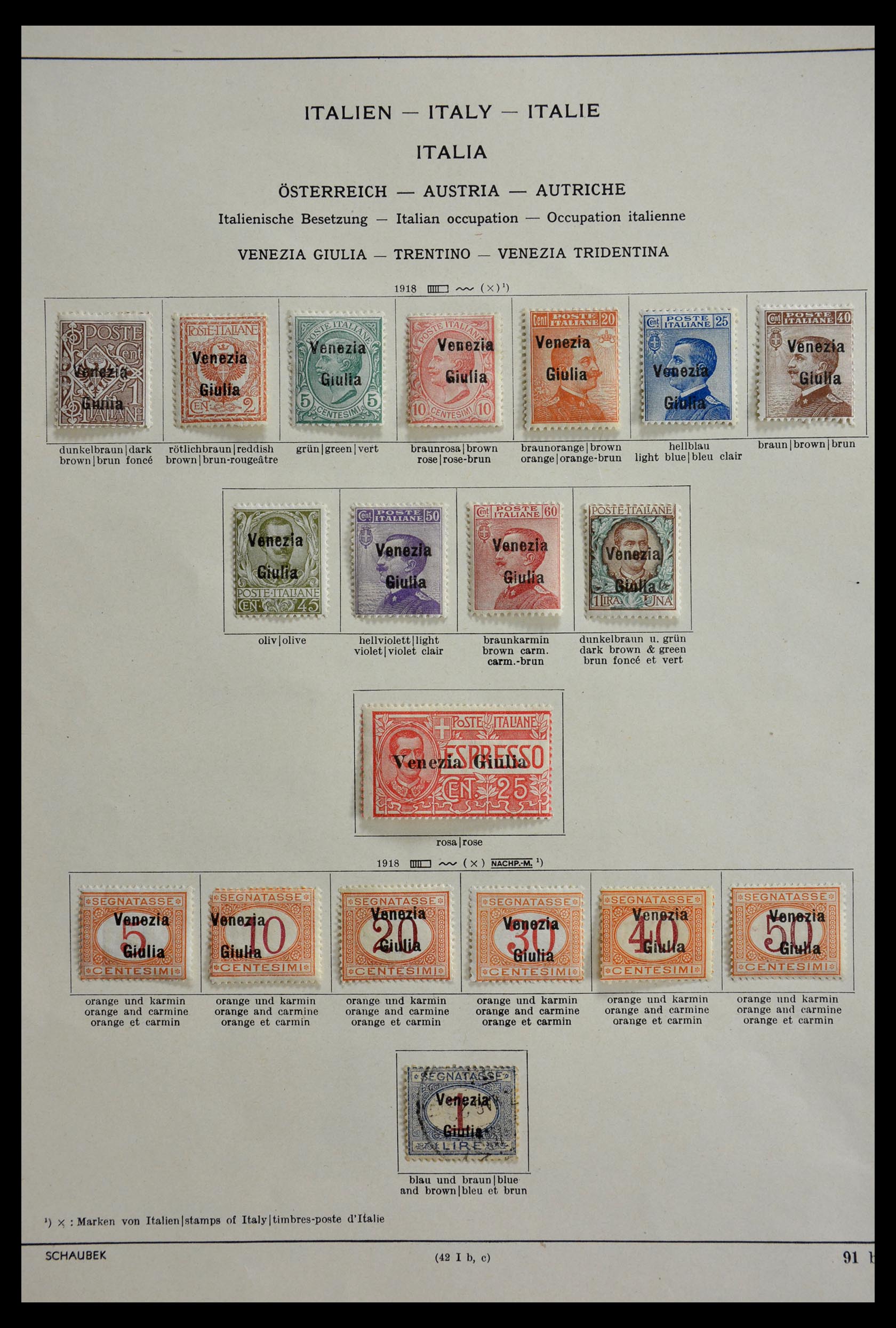28968 002 - 28968 Italiaanse bezettingen 1918-1922.