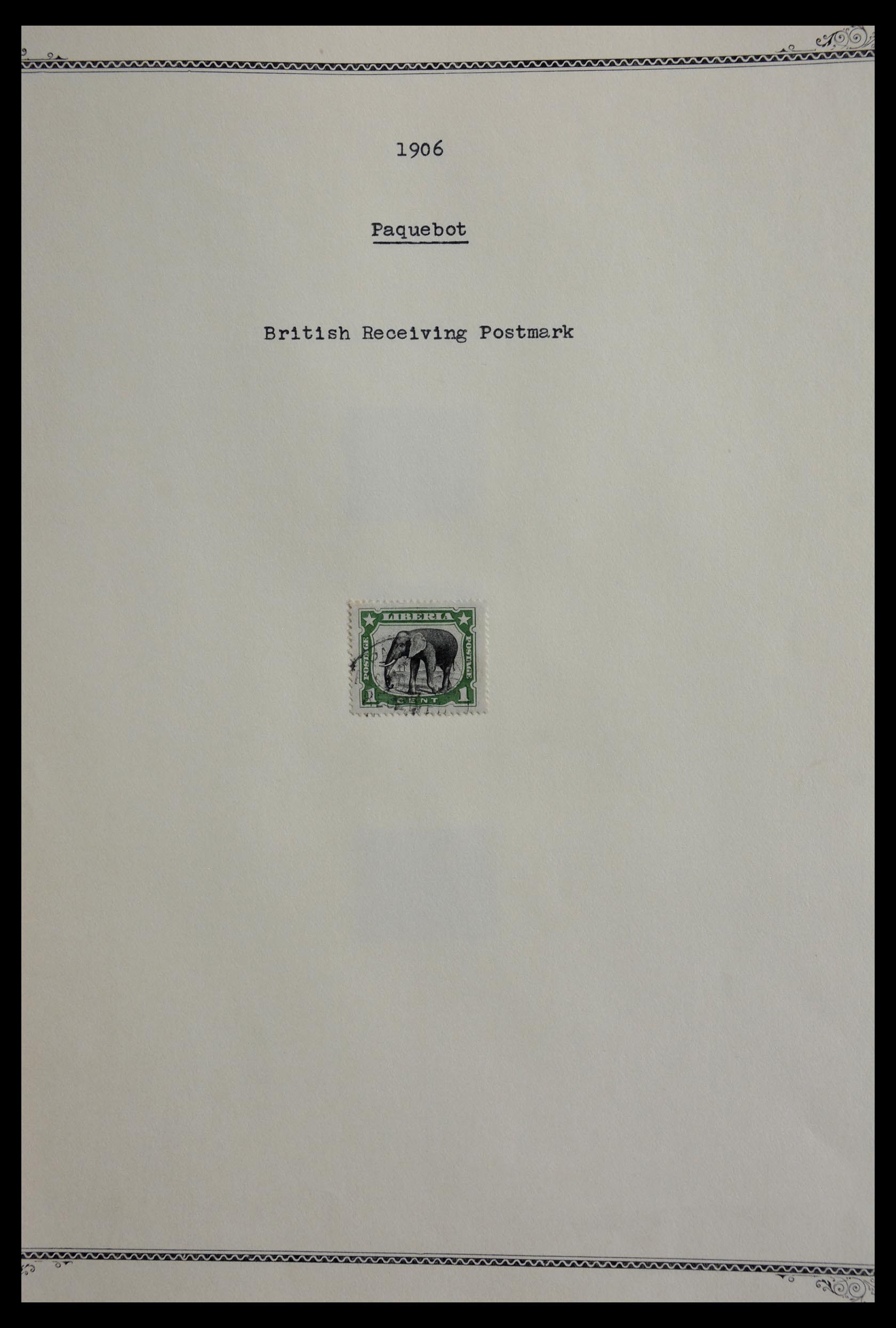 28971 017 - 28971 Liberia 1906-1909.