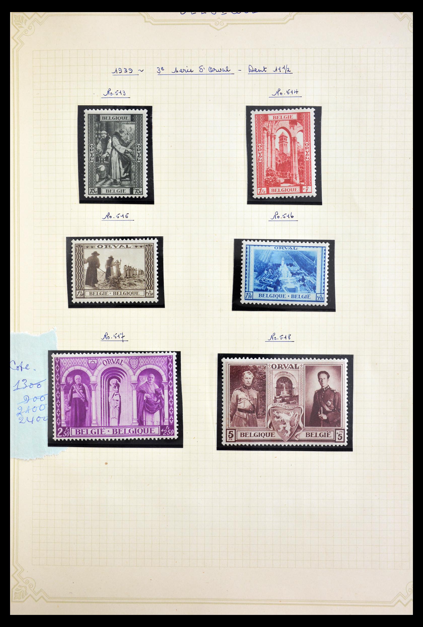 28978 008 - 28978 Belgium ca. 1915-1960.
