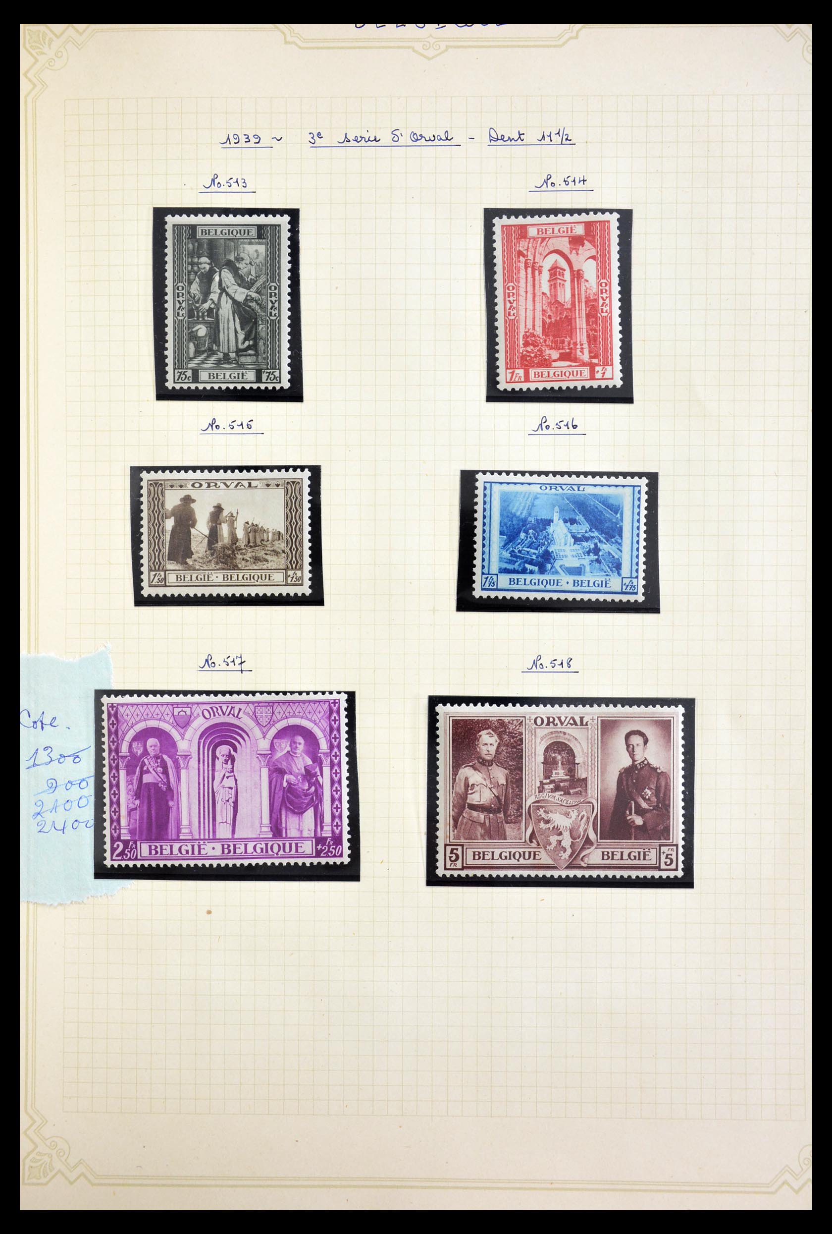 28978 008 - 28978 Belgium ca. 1915-1960.