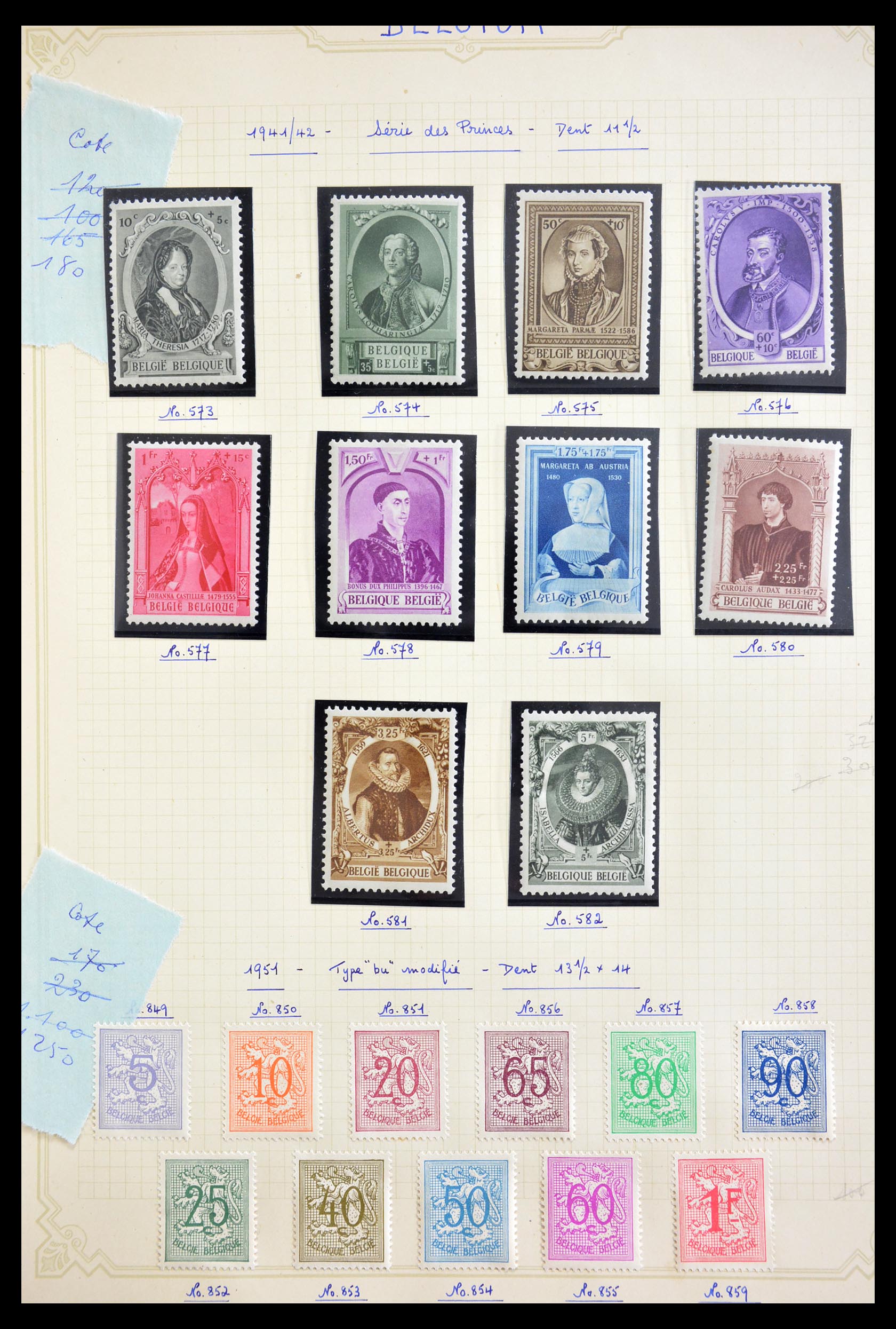 28978 011 - 28978 Belgium ca. 1915-1960.