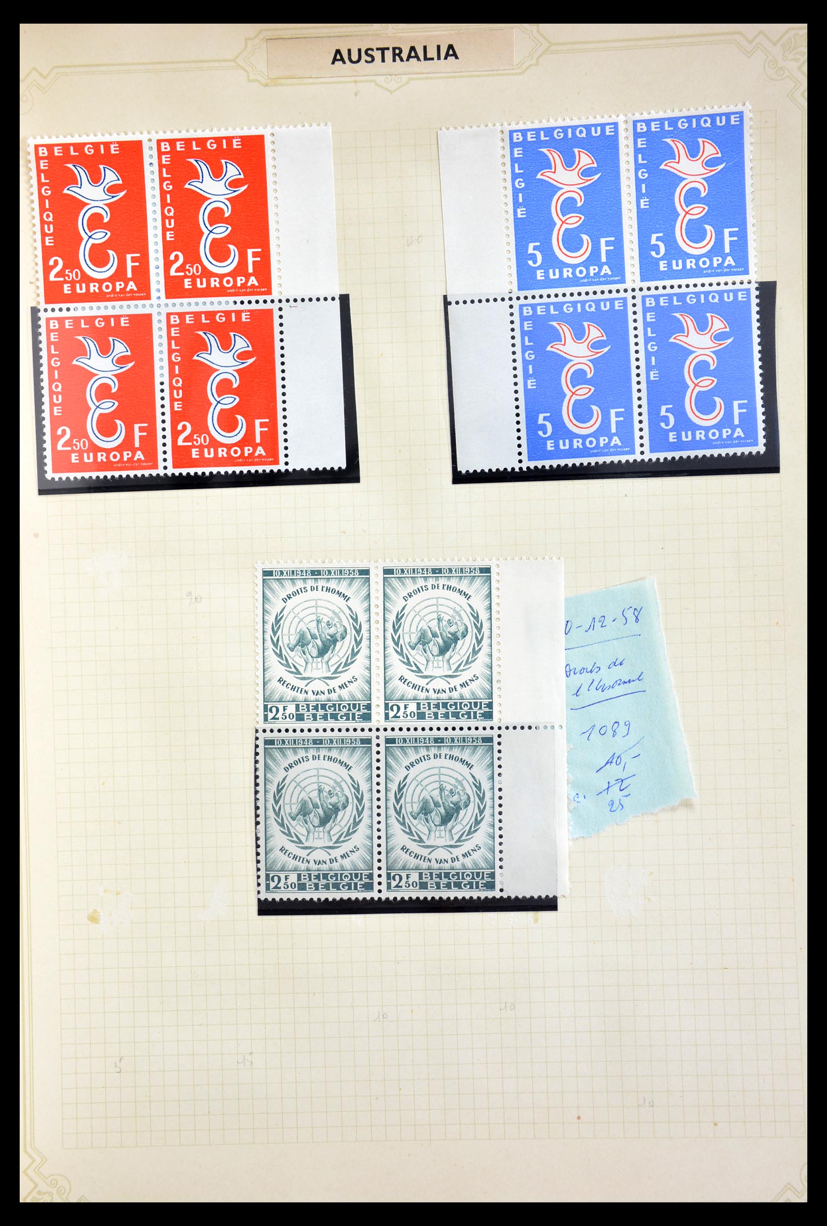 28978 040 - 28978 Belgium ca. 1915-1960.