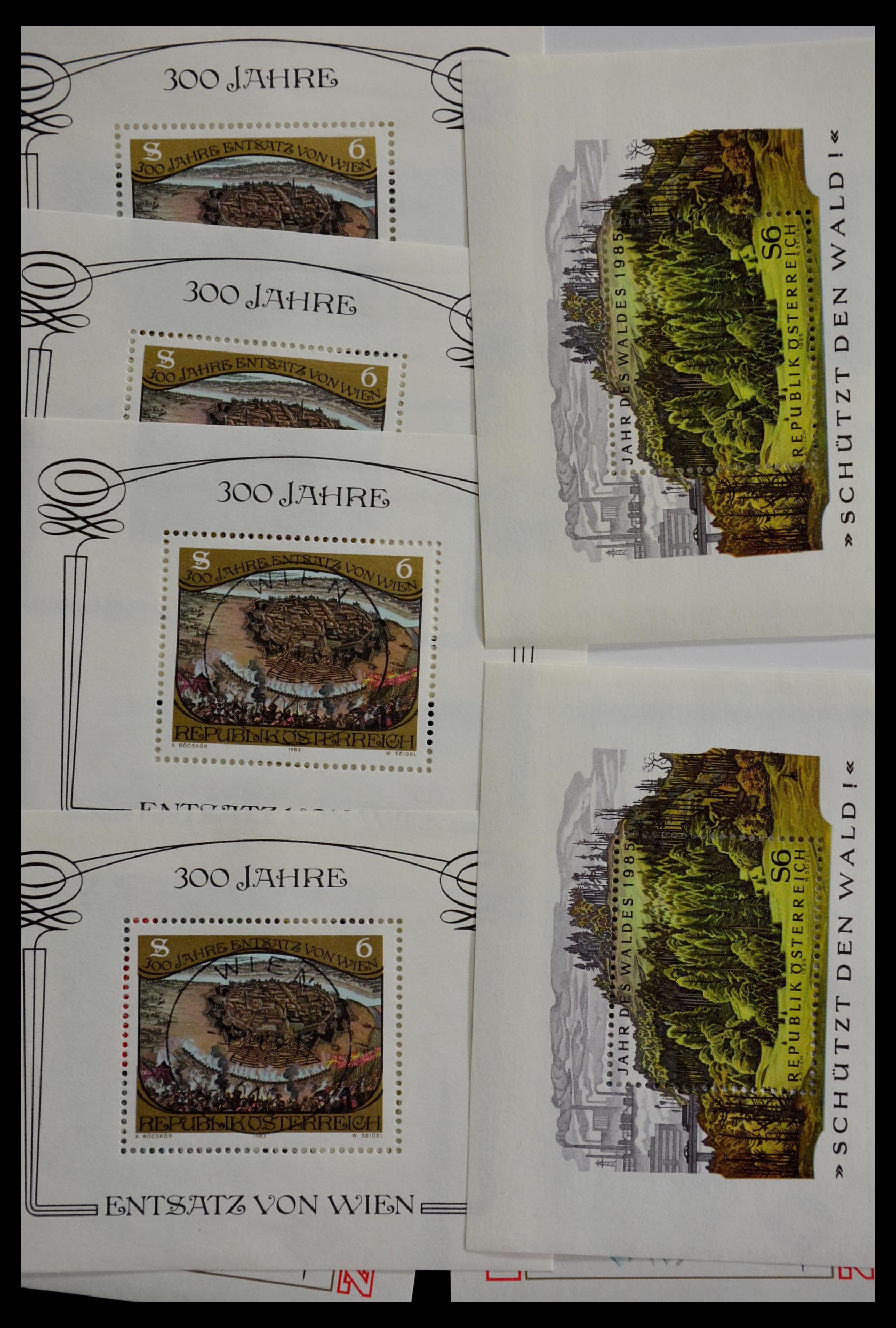 28986 040 - 28986 Souvenir sheets Western Europe.