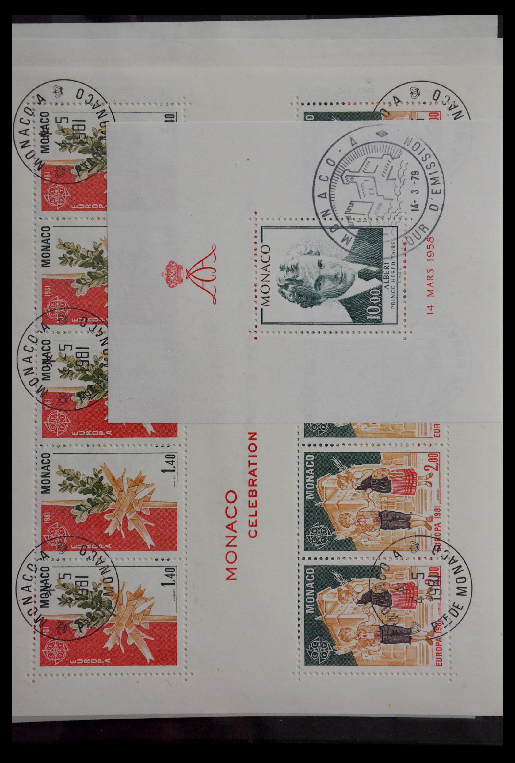 28986 070 - 28986 Souvenir sheets Western Europe.