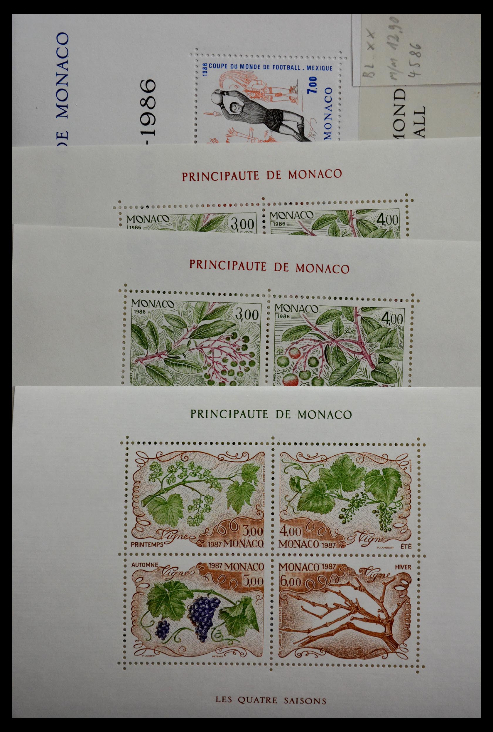28986 075 - 28986 Souvenir sheets Western Europe.