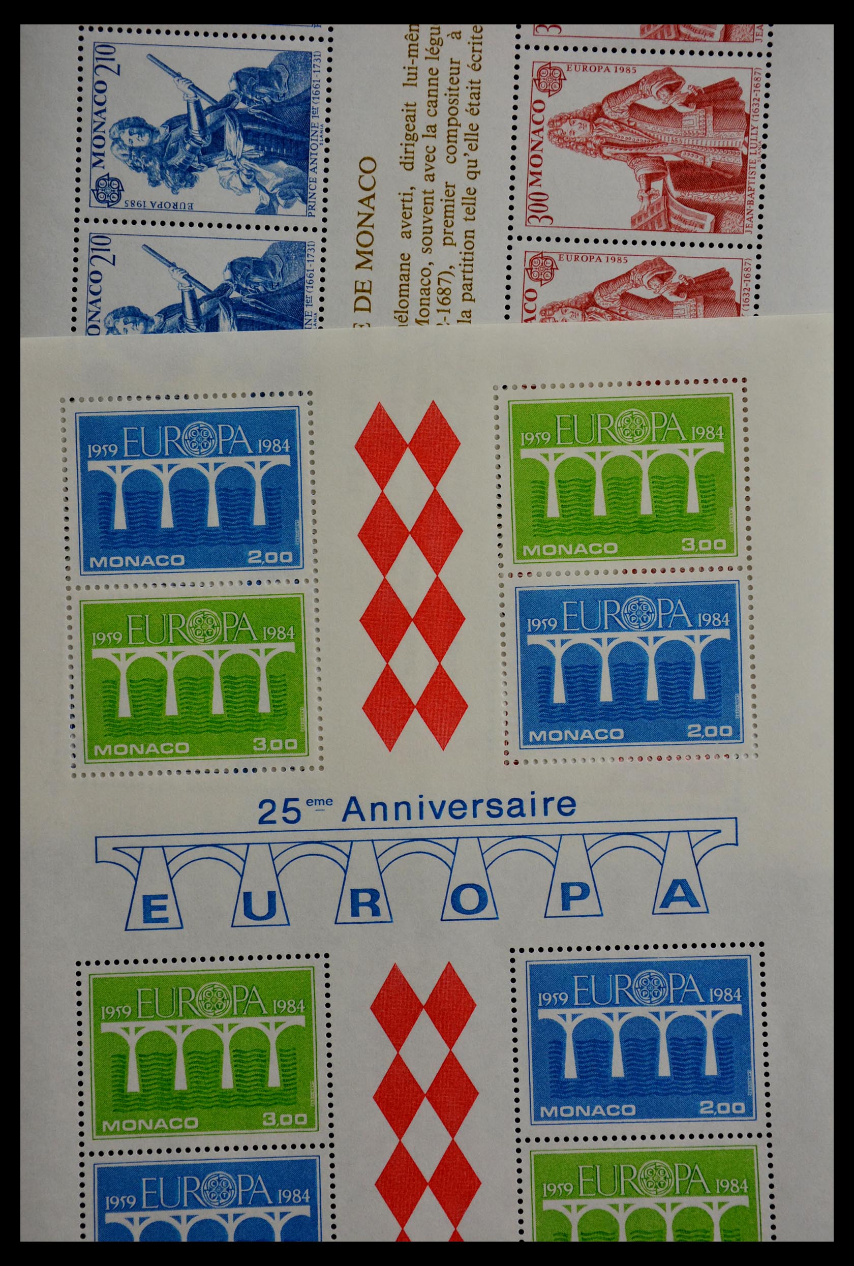28986 078 - 28986 Souvenir sheets Western Europe.