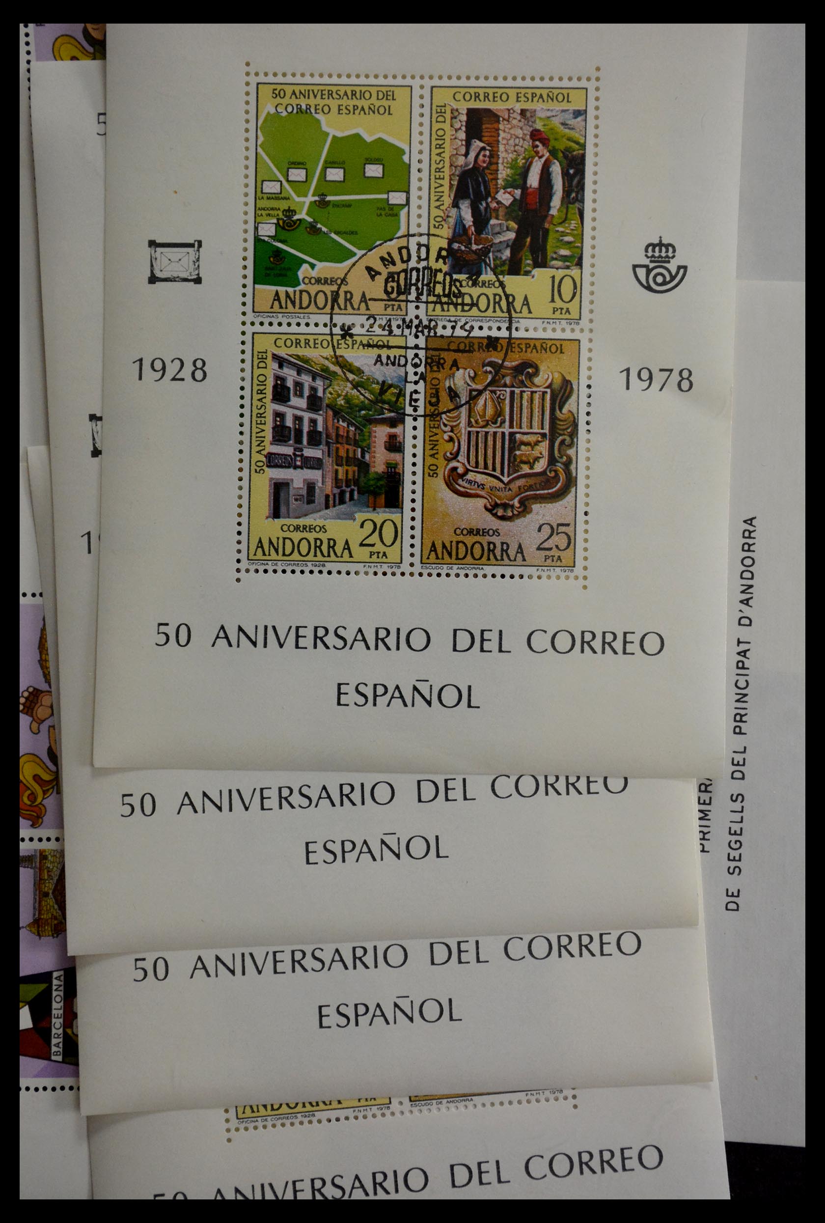 28986 086 - 28986 Souvenir sheets Western Europe.