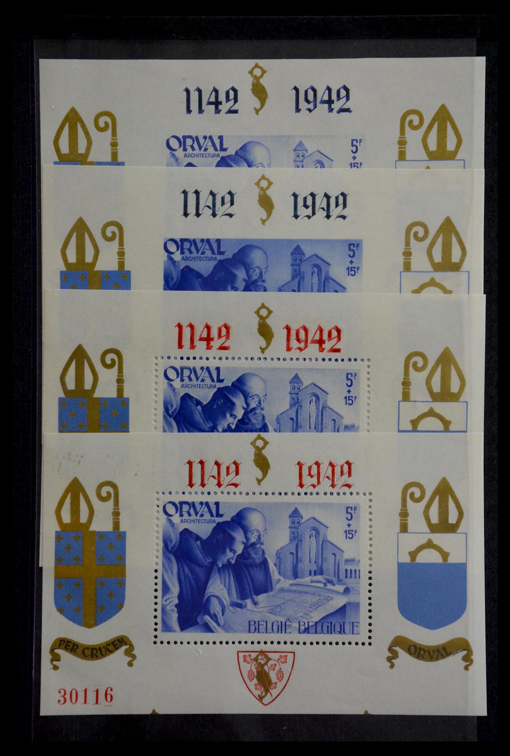 28986 091 - 28986 Souvenir sheets Western Europe.