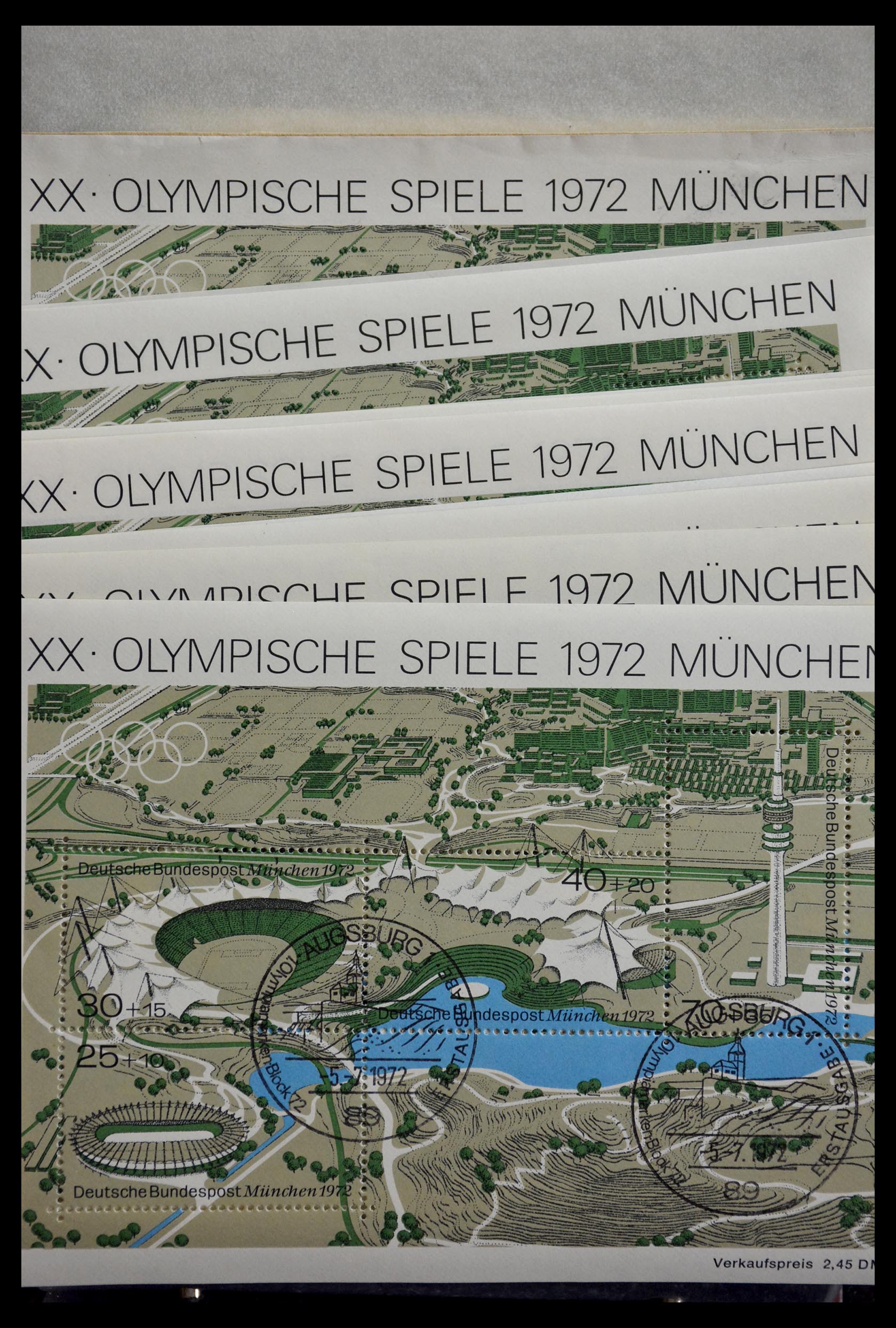 28986 195 - 28986 Souvenir sheets Western Europe.