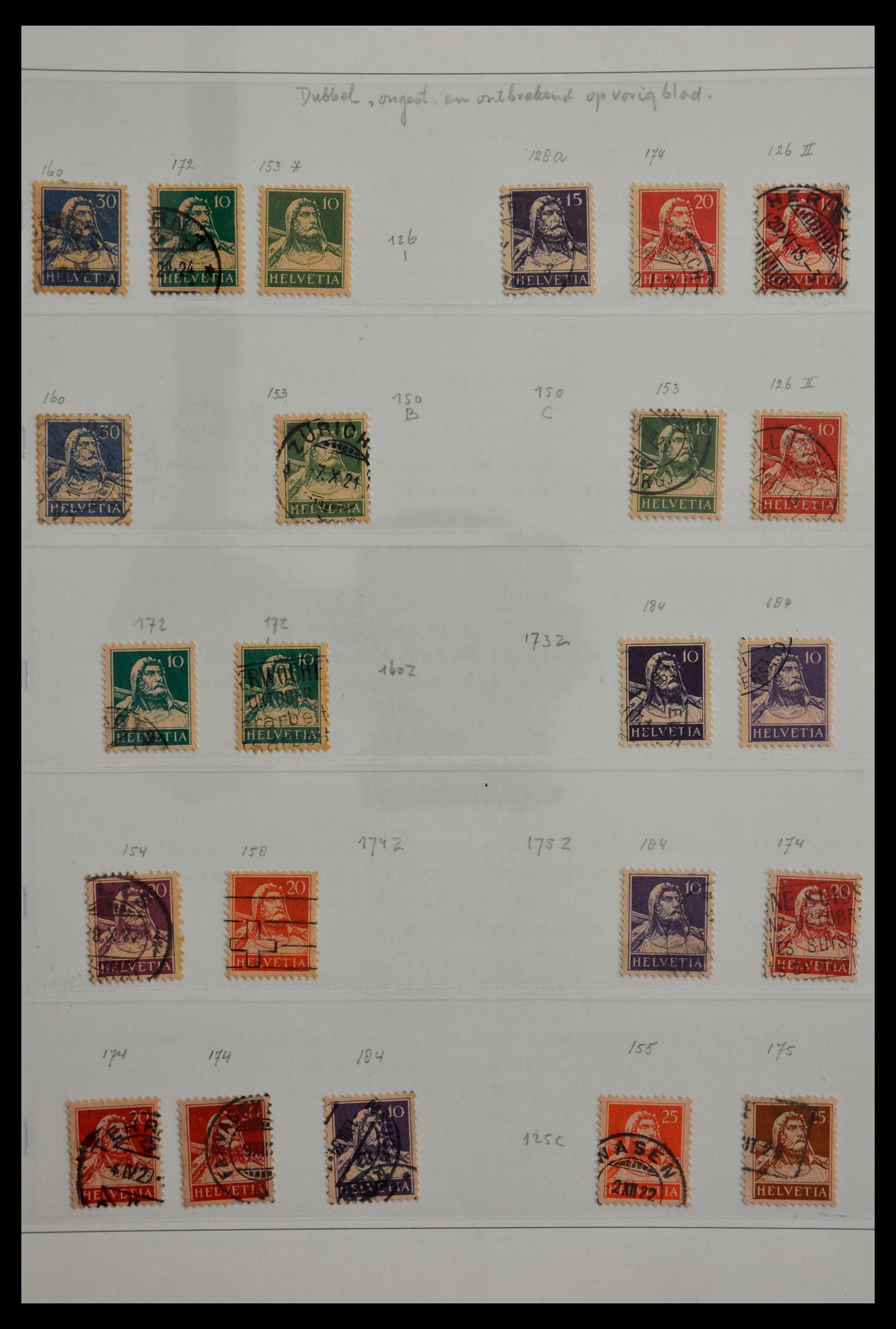 28987 014 - 28987 Zwitserland 1854-1987.