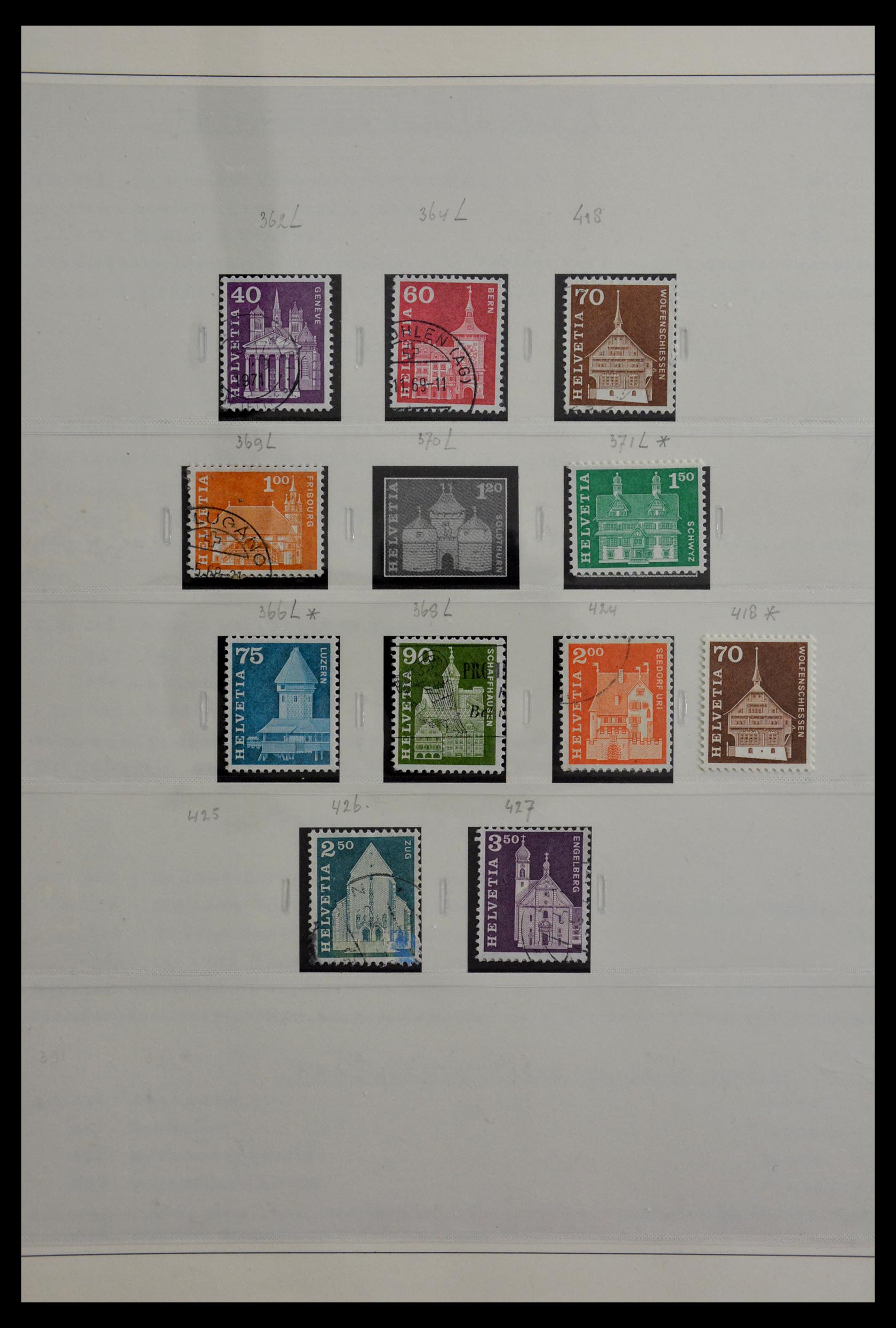 28987 071 - 28987 Zwitserland 1854-1987.