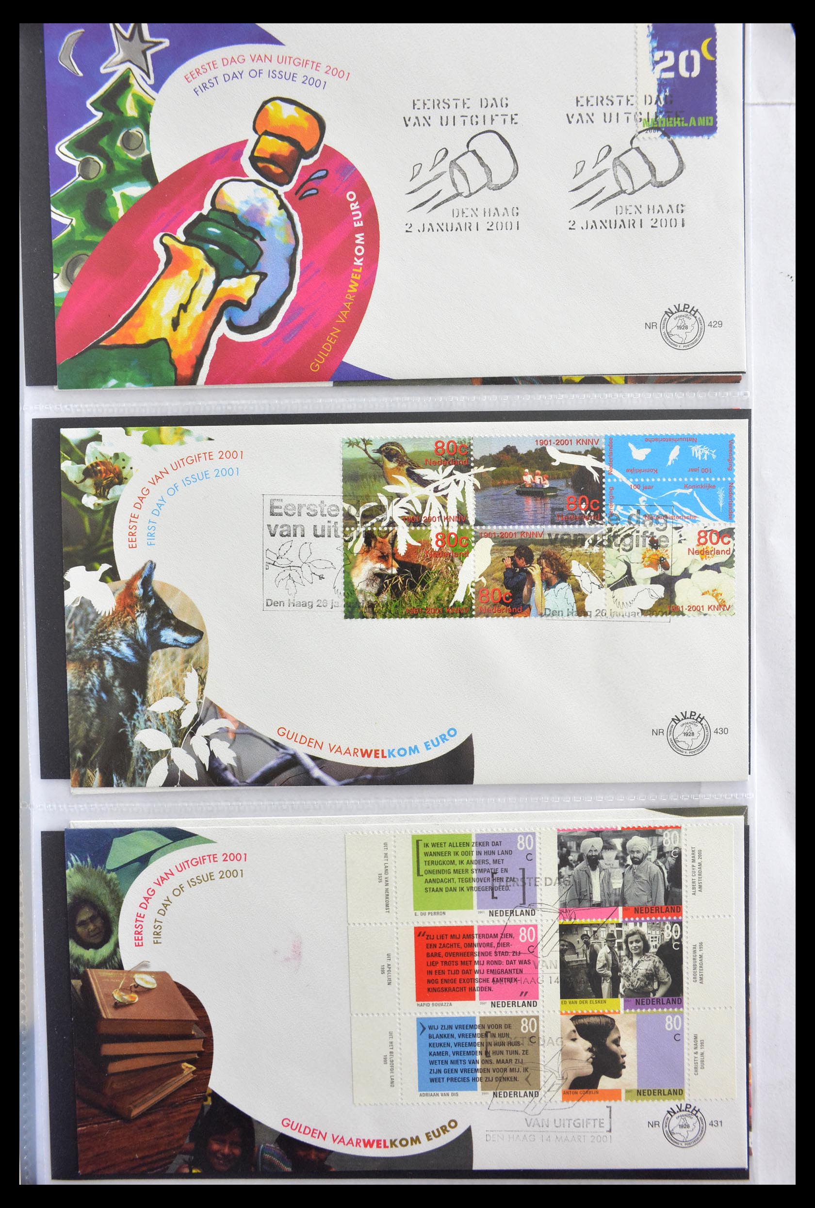 28999 001 - 28999 Netherlands FDC's 2001-2012.