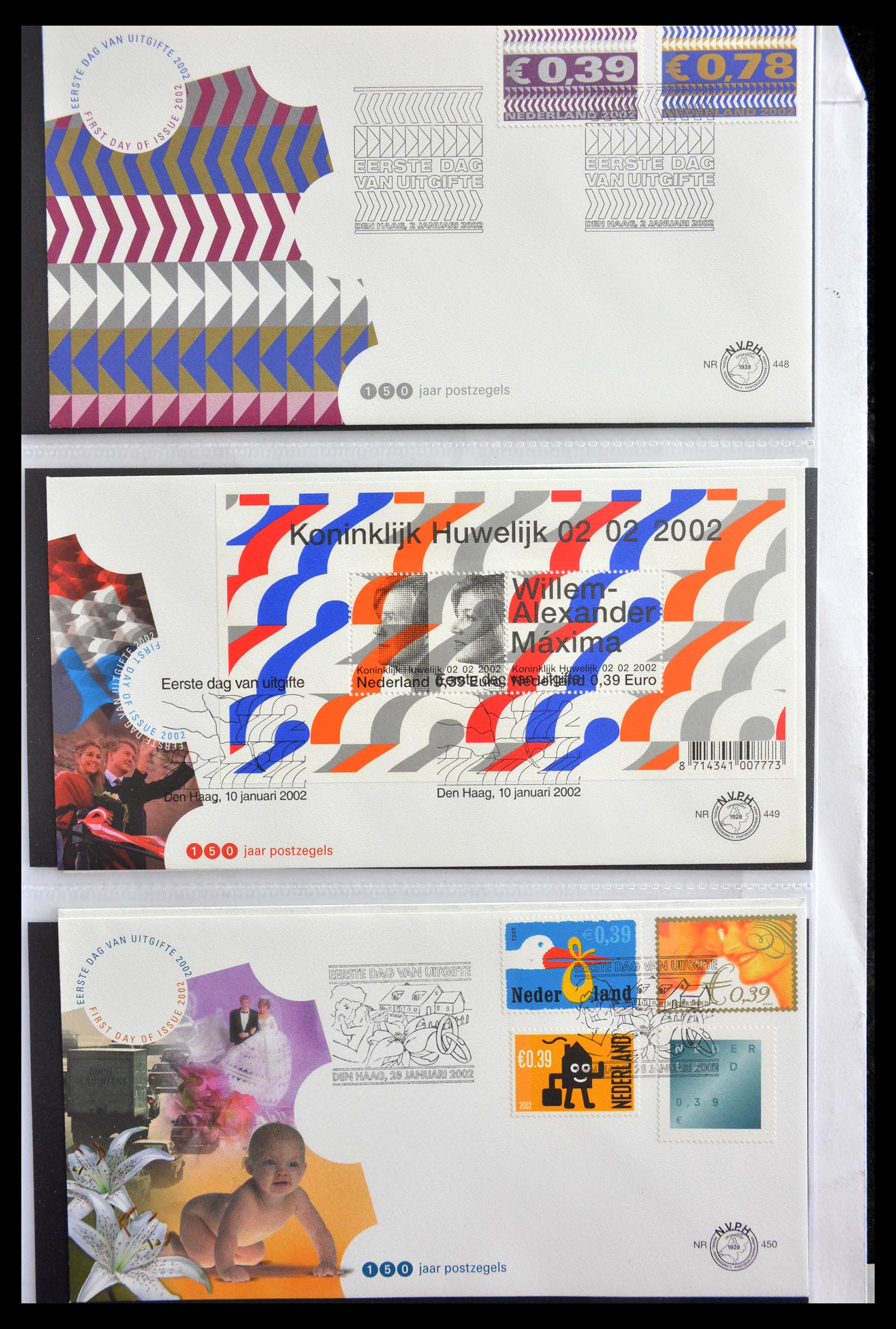 28999 009 - 28999 Netherlands FDC's 2001-2012.
